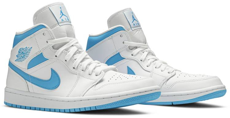 Wmns Air Jordan 1 Mid UNC BQ6472-114