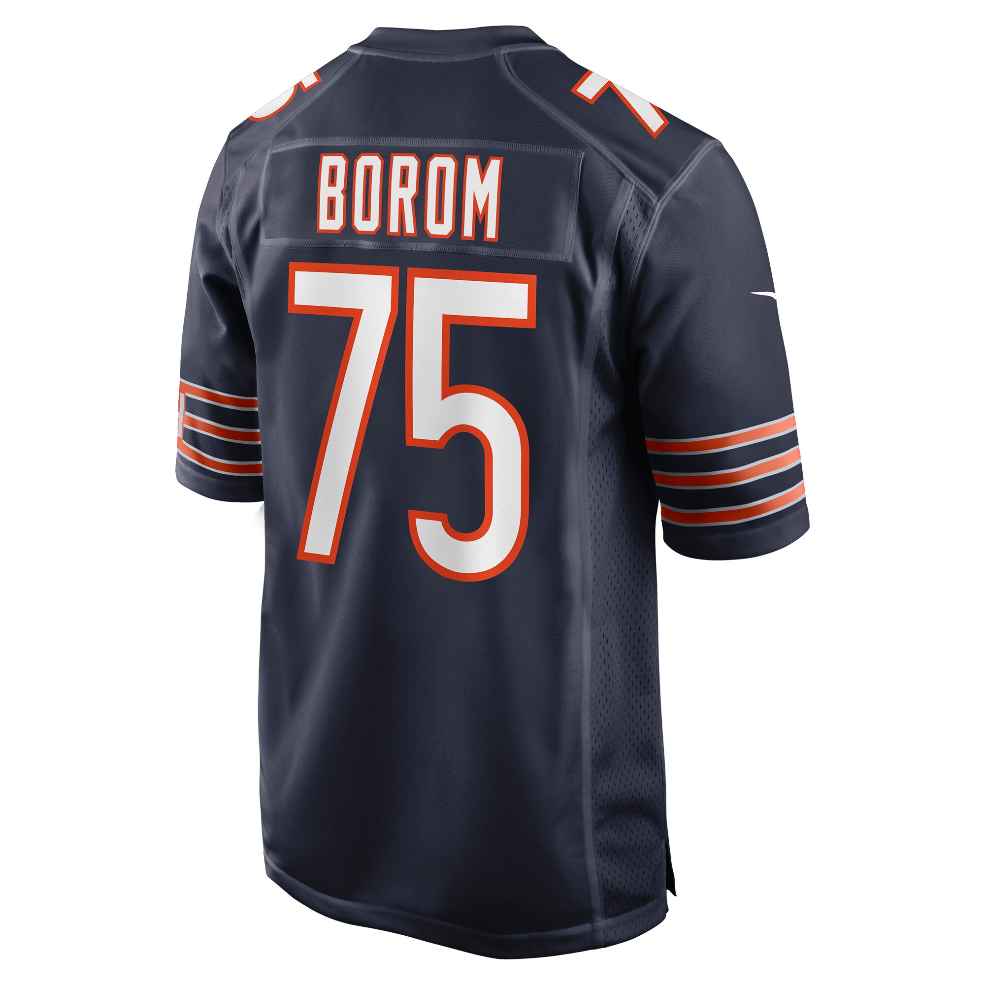 Chicago Bears Larry Borom Navy Game NFL Jersey Men's