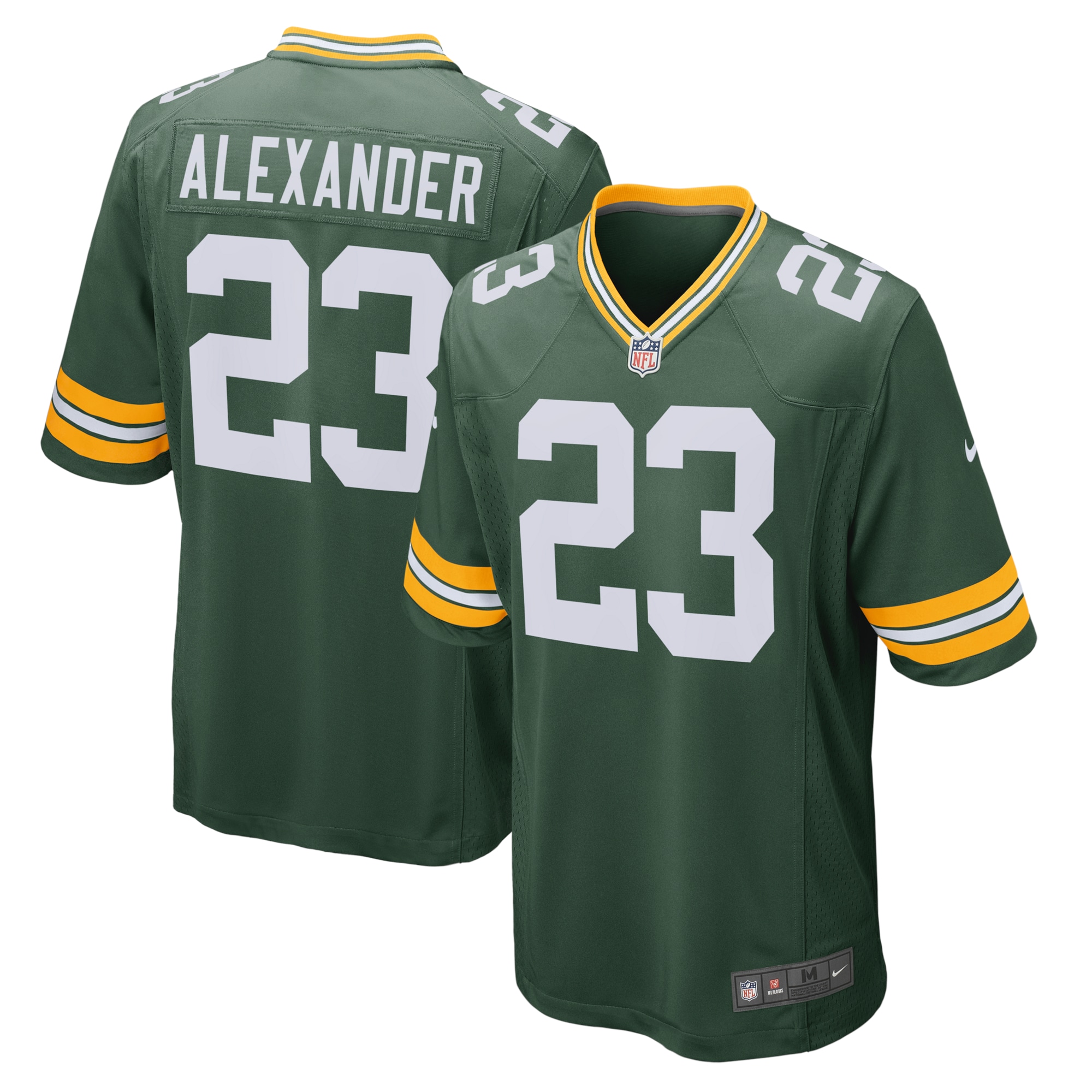 Green Bay Packers Jaire Alexander Green Game Team NFL Jersey Men's