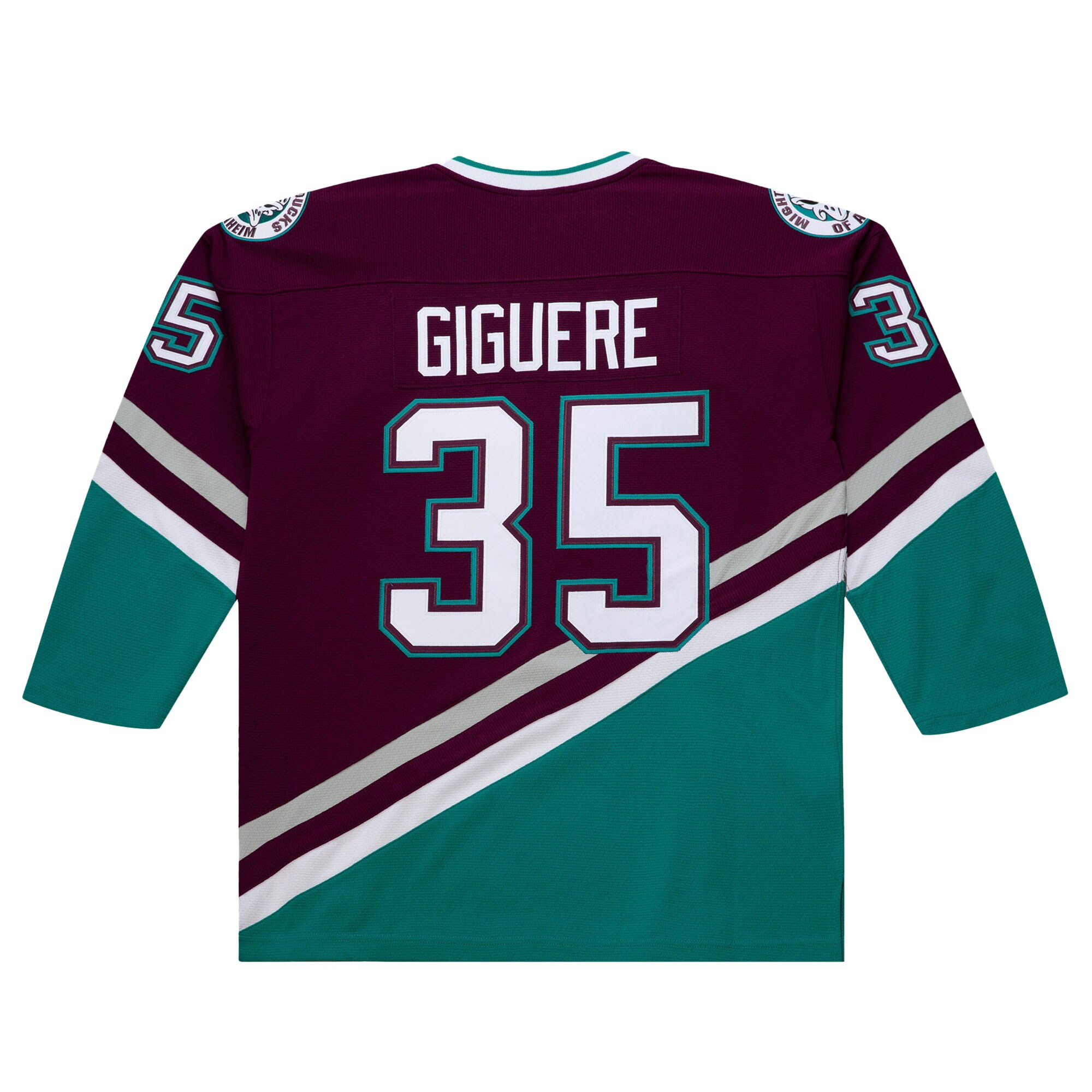 Anaheim Ducks Jean-Sebastien Giguere Purple 2002-03 Power Play NHL Jersey Men's