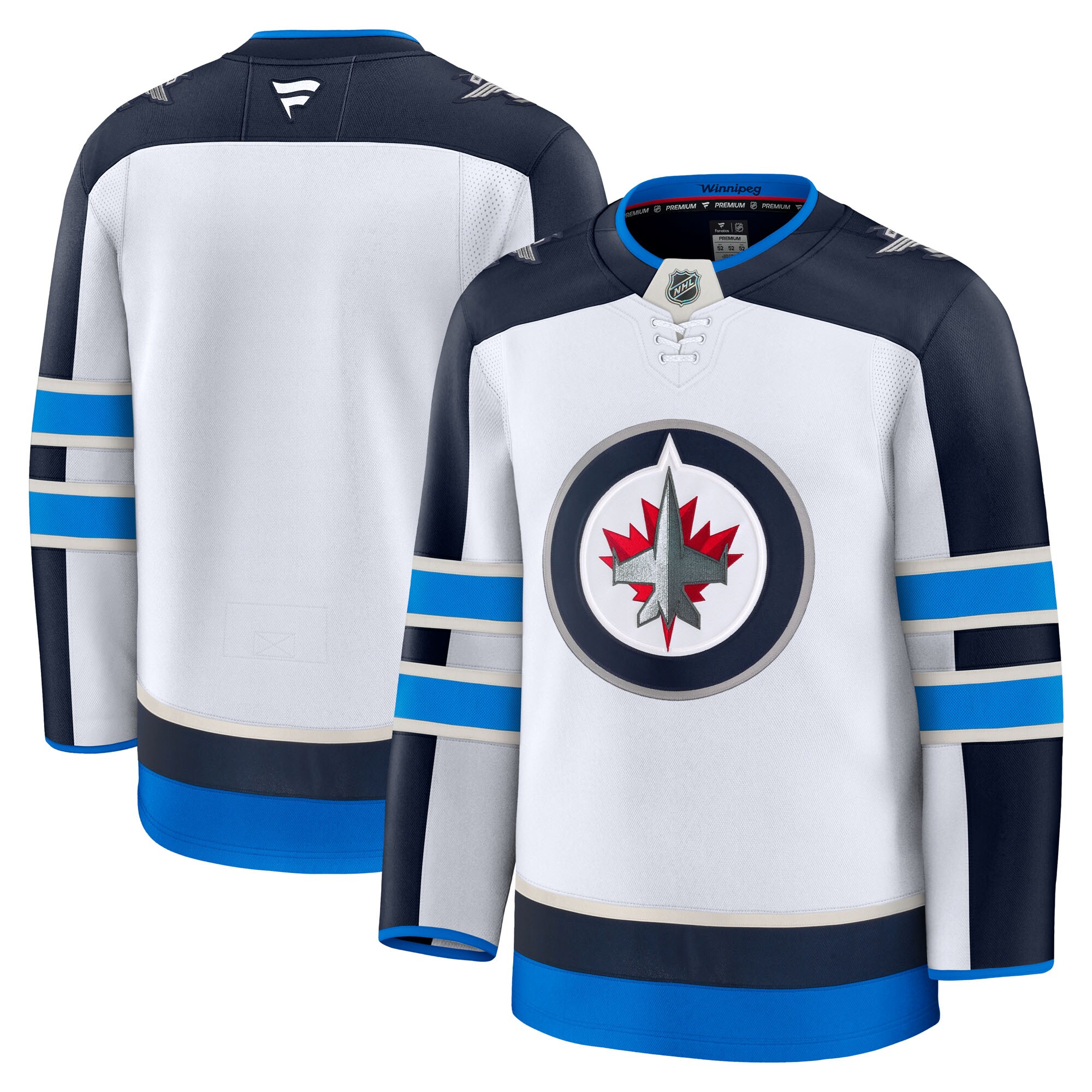 Winnipeg Jets White Away Premium NHL Jersey Men's