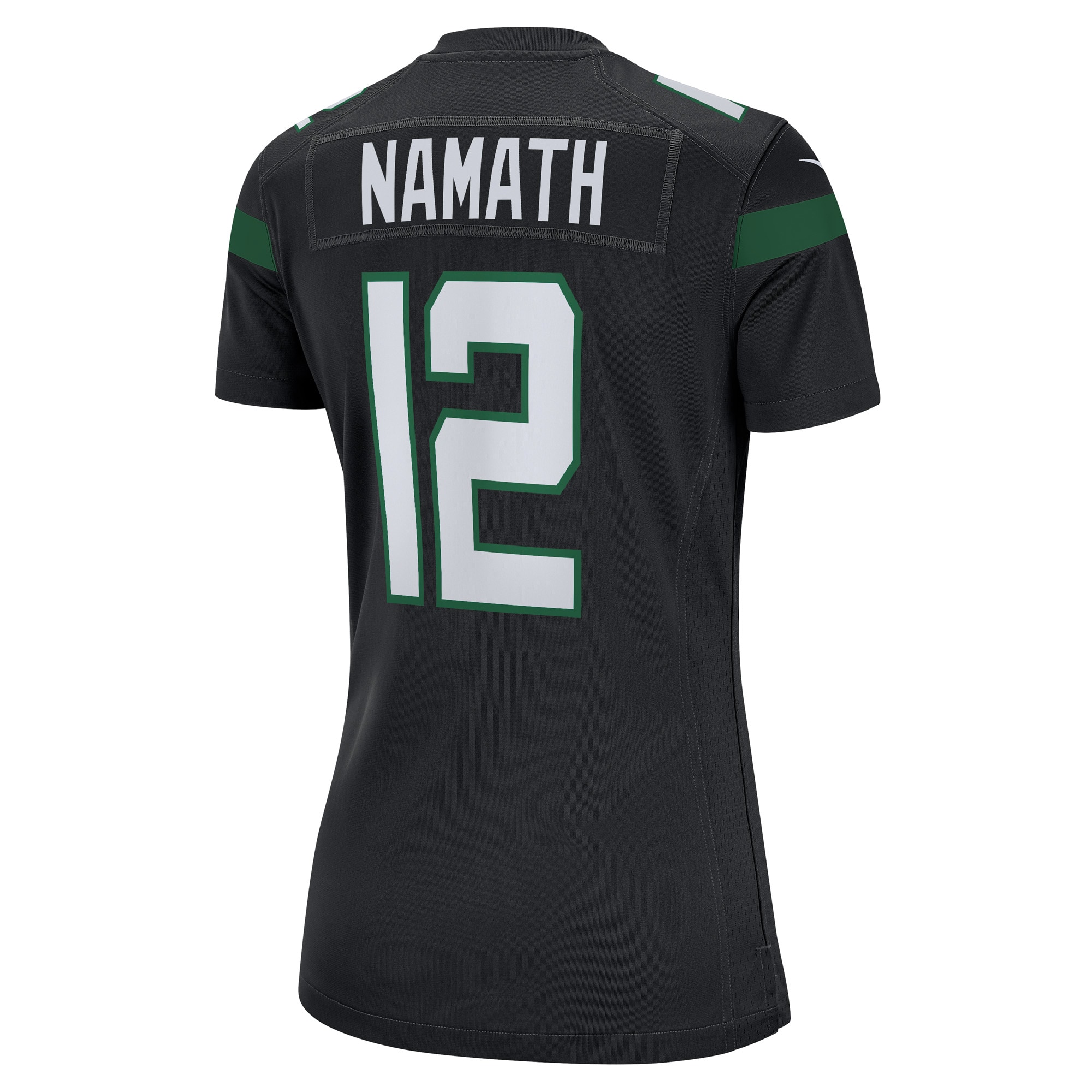New York Jets Joe Namath Black Retired Player NFL Jersey Women's