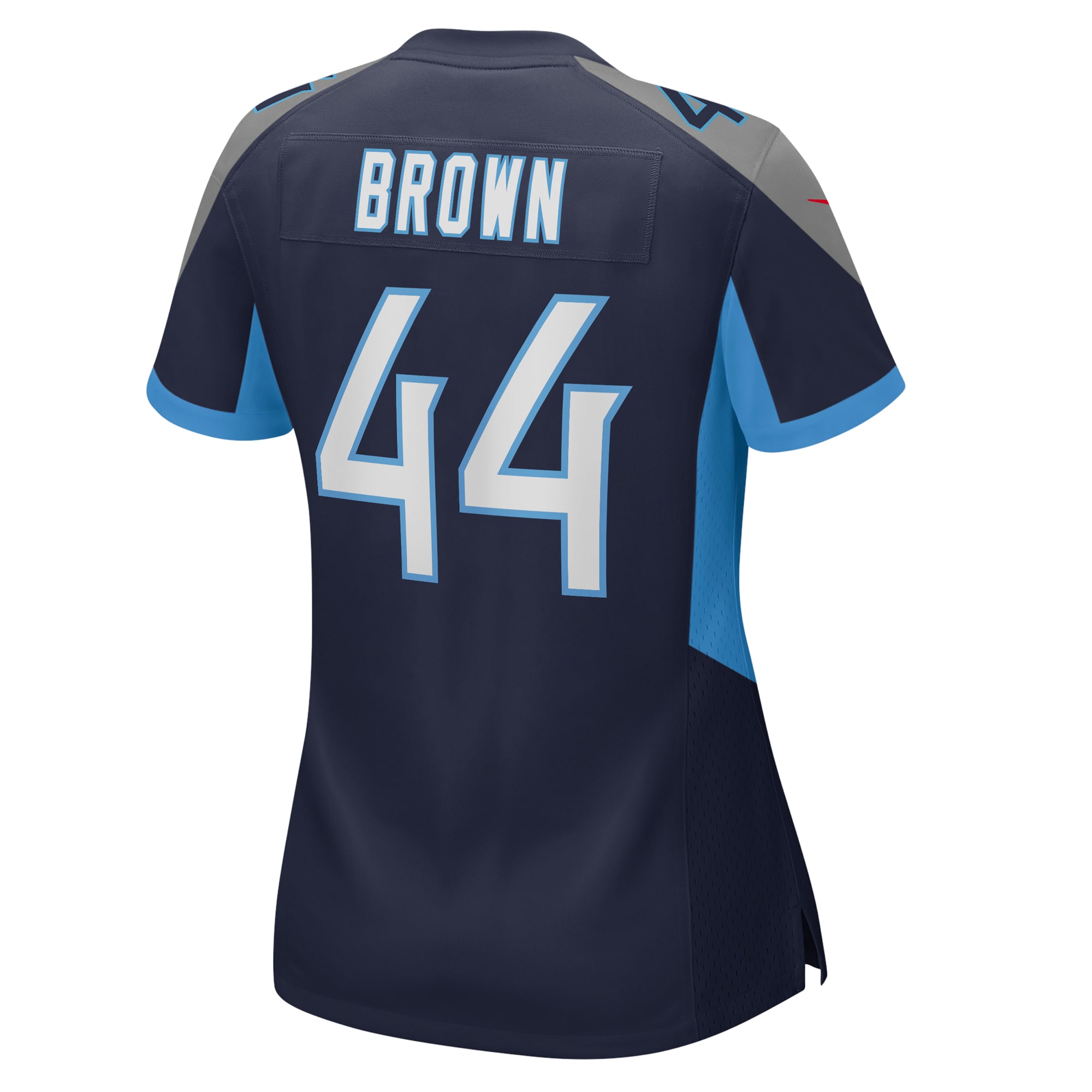 Tennessee Titans Mike Brown Navy Game NFL Jersey Women's
