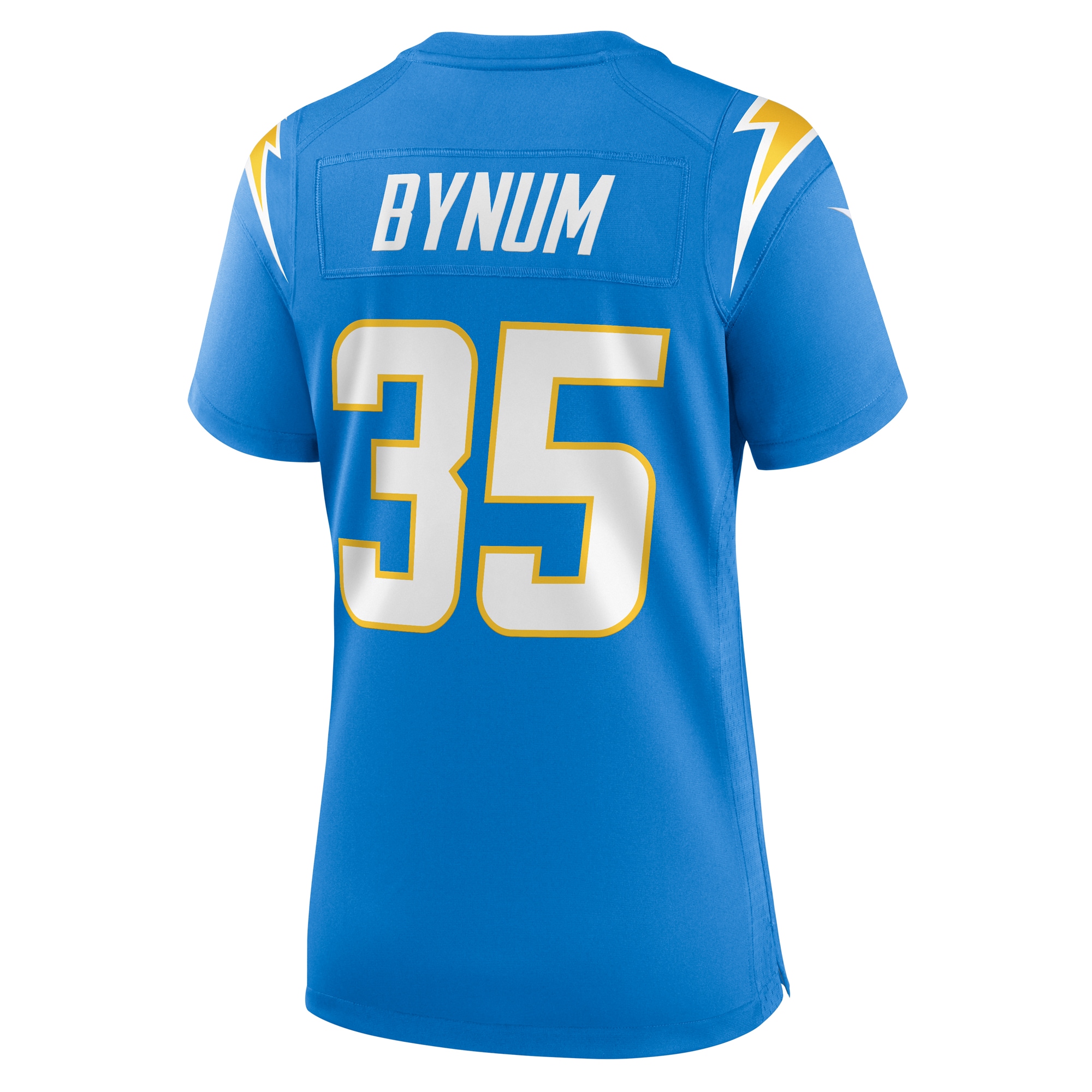 Los Angeles Chargers Terrell Bynum Powder Blue Team Game NFL Jersey Women's