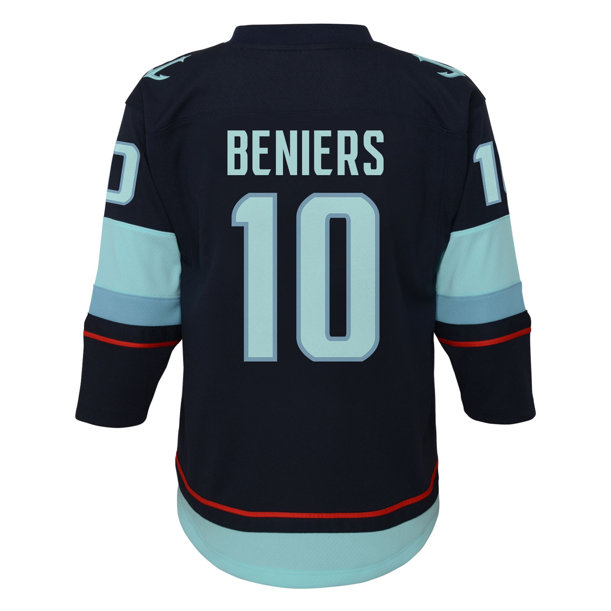 Seattle Kraken Matty Beniers Navy Alternate Player NHL Jersey Youth