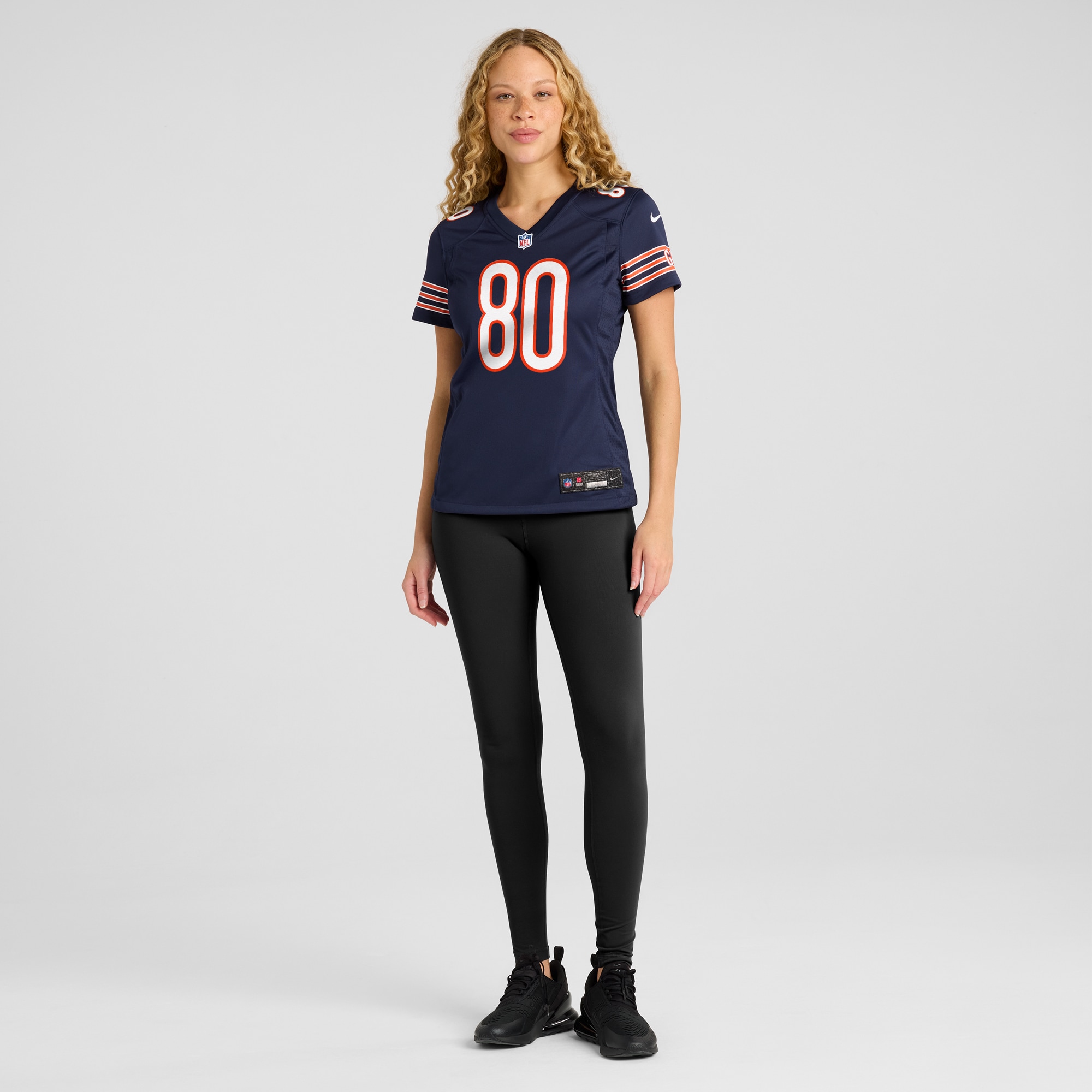 Chicago Bears Collin Johnson Navy Game NFL Jersey Women's