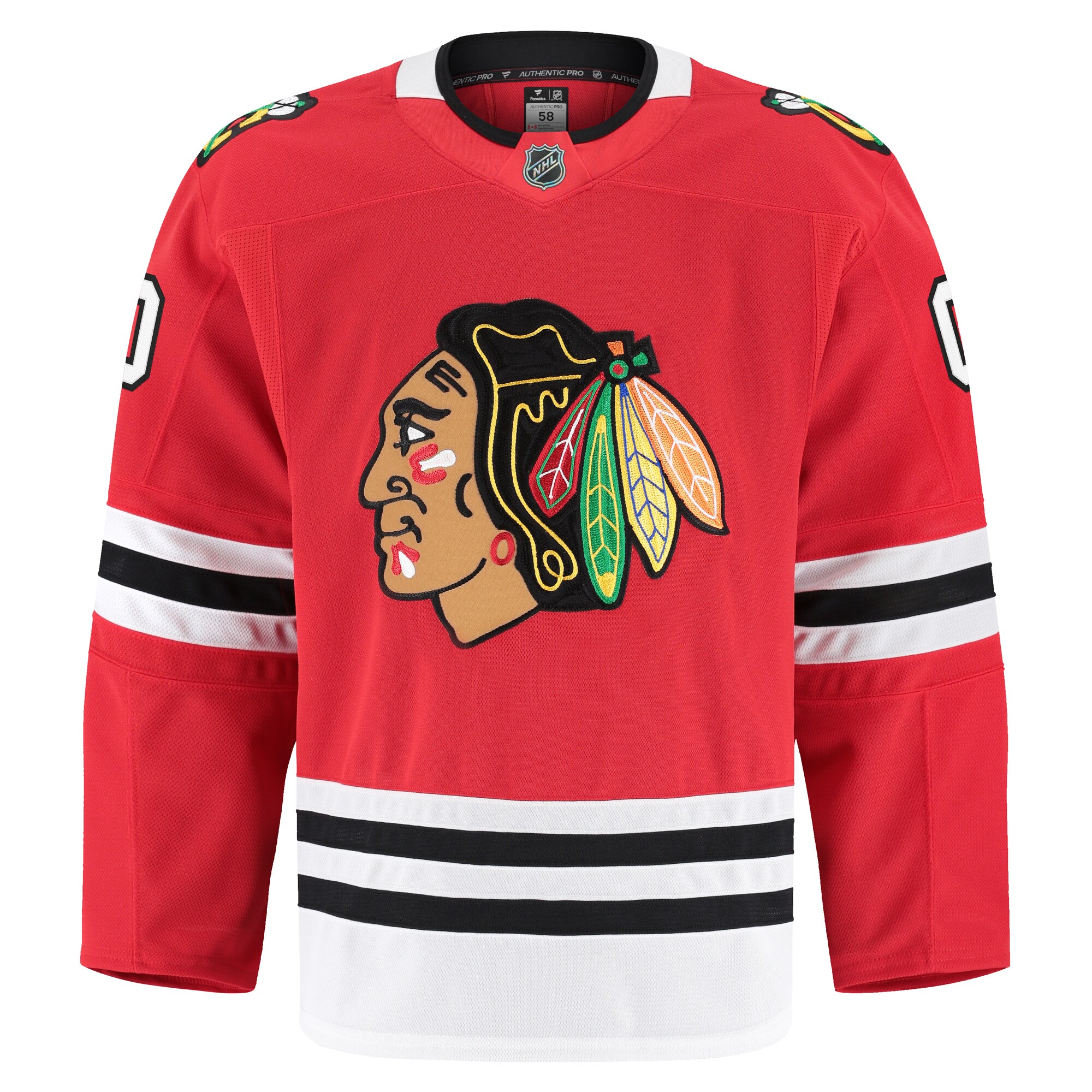 Chicago Blackhawks Red Home Pro Custom NHL Jersey Men's