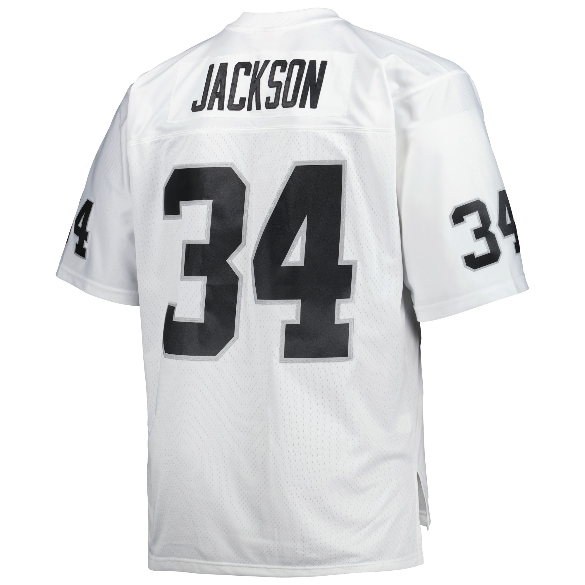 Las Vegas Raiders Bo Jackson Mitchell Ness White Big Tall 1988 Retired Player NFL Jersey Men's