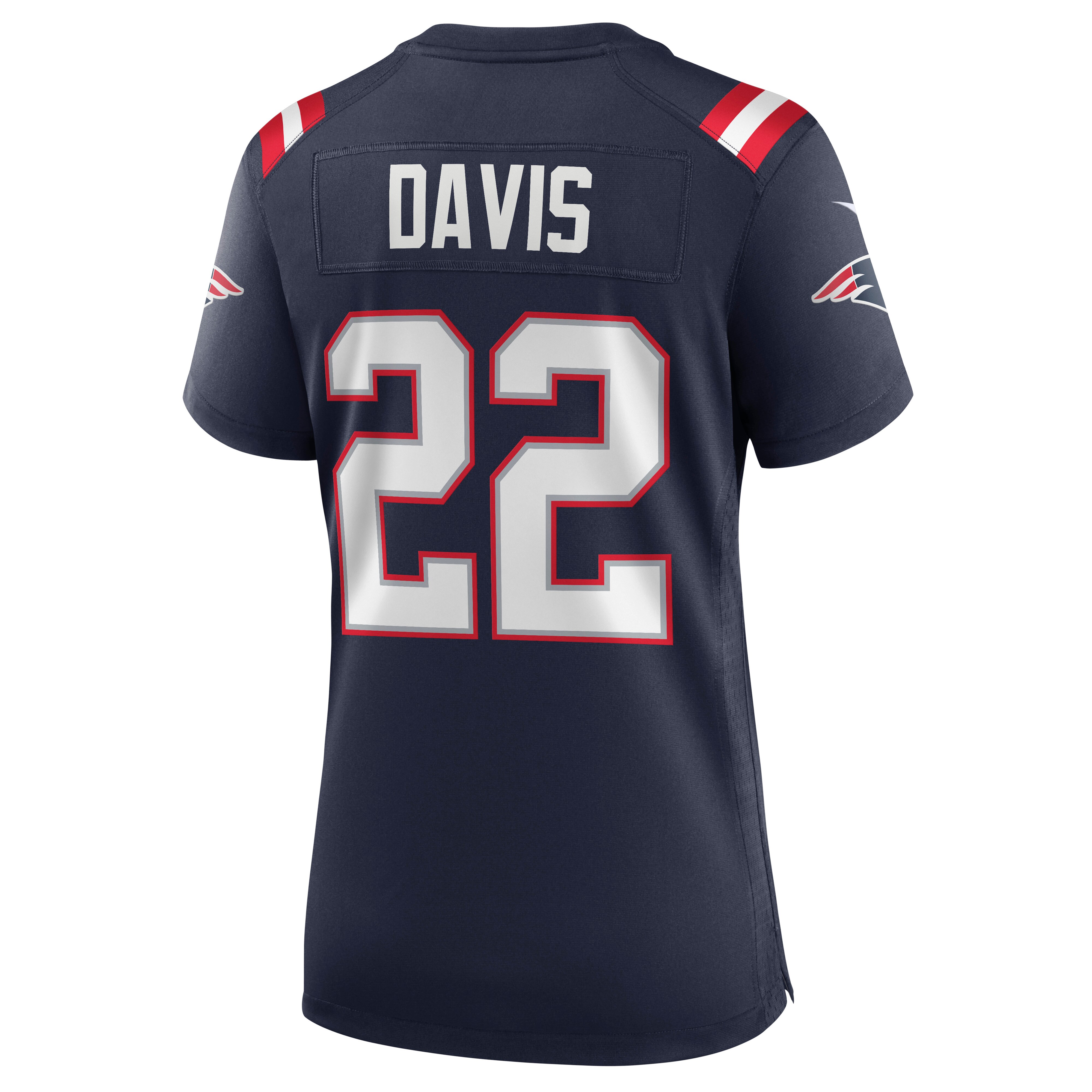 New England Patriots Cody Davis Navy Game NFL Jersey Women's