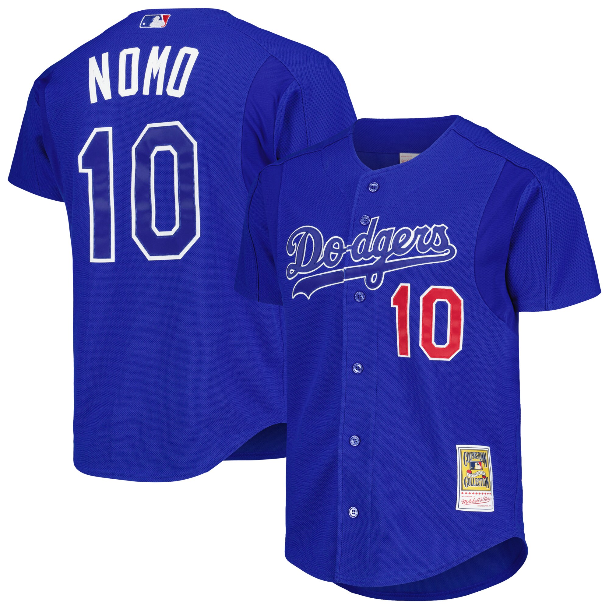 Los Angeles Dodgers Hideo Nomo Mitchell Ness Royal Cooperstown Collection 2004 Batting Practice MLB Jersey Men's