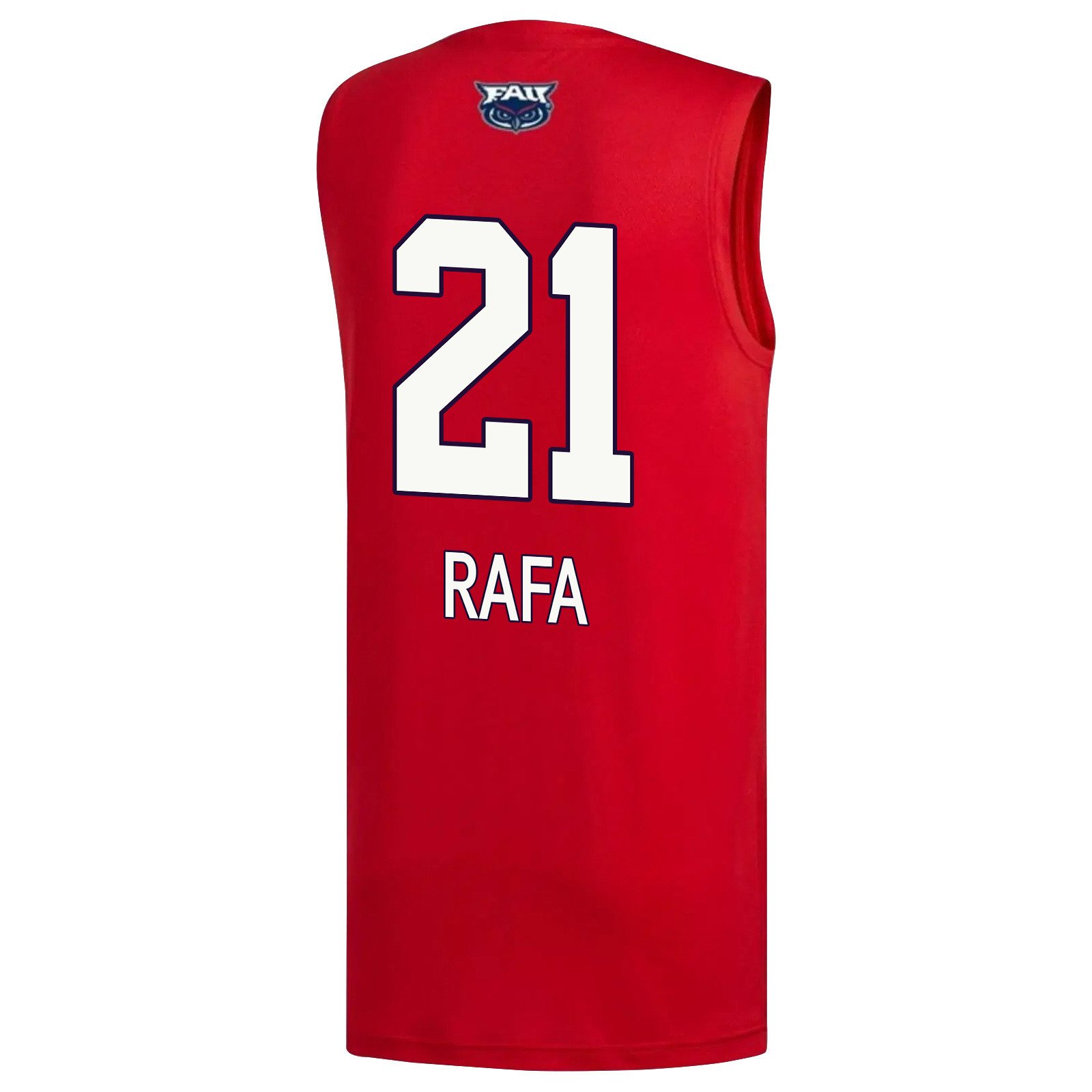 Alejandro Ralat 21 FAU Owls 2023 March Madness- Red NCAA Jersey Men's