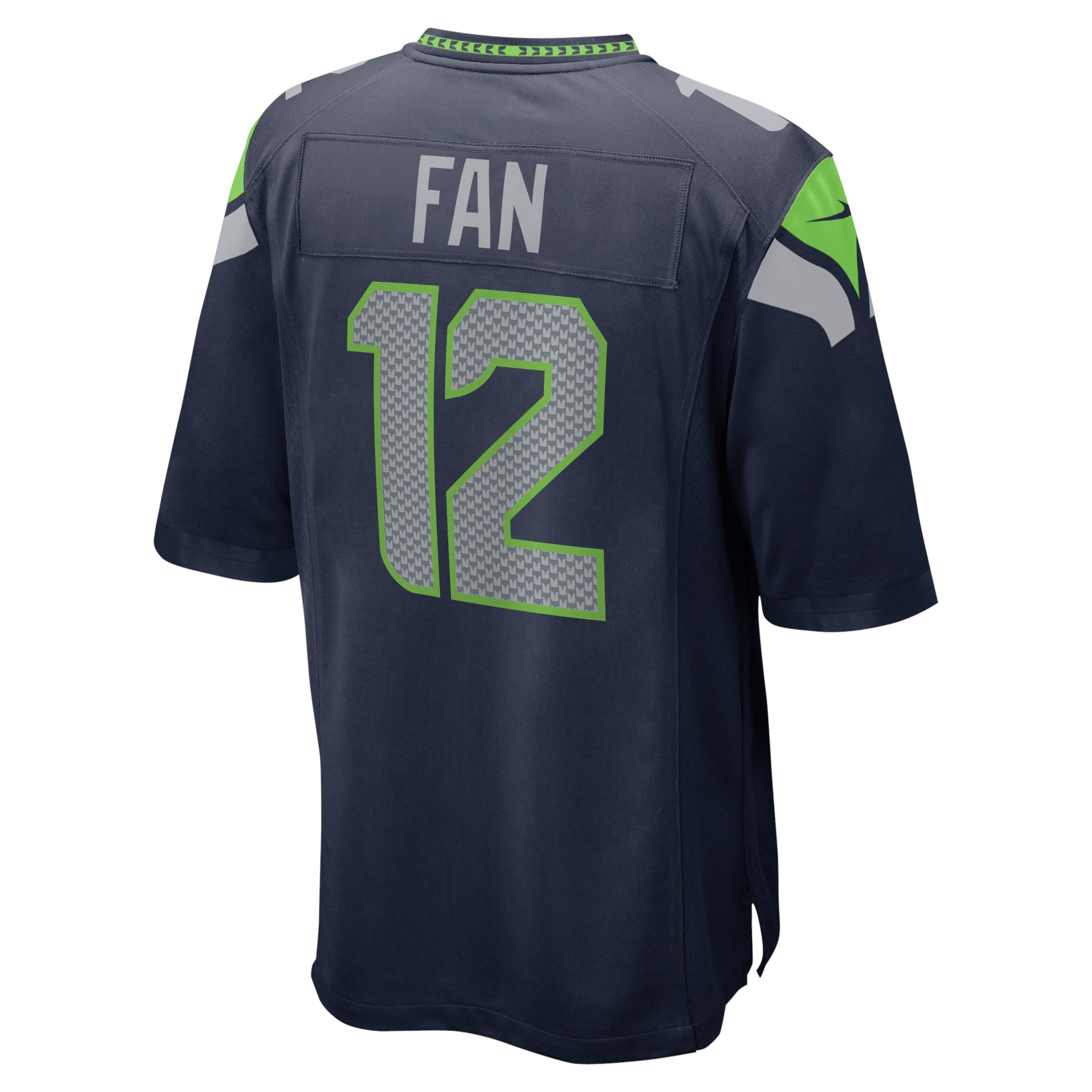 Seattle Seahawks 12s College Navy Game Team NFL Jersey Men's