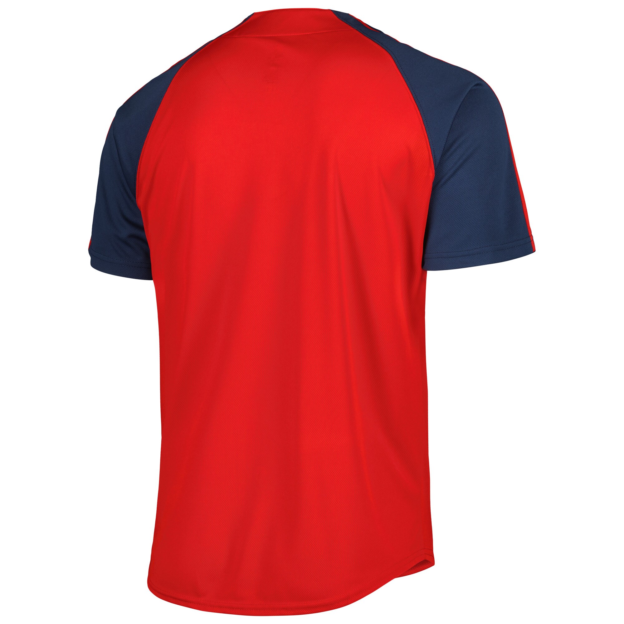 St. Louis Cardinals Stitches Red Button-Down Raglan Fashion MLB Jersey Men's