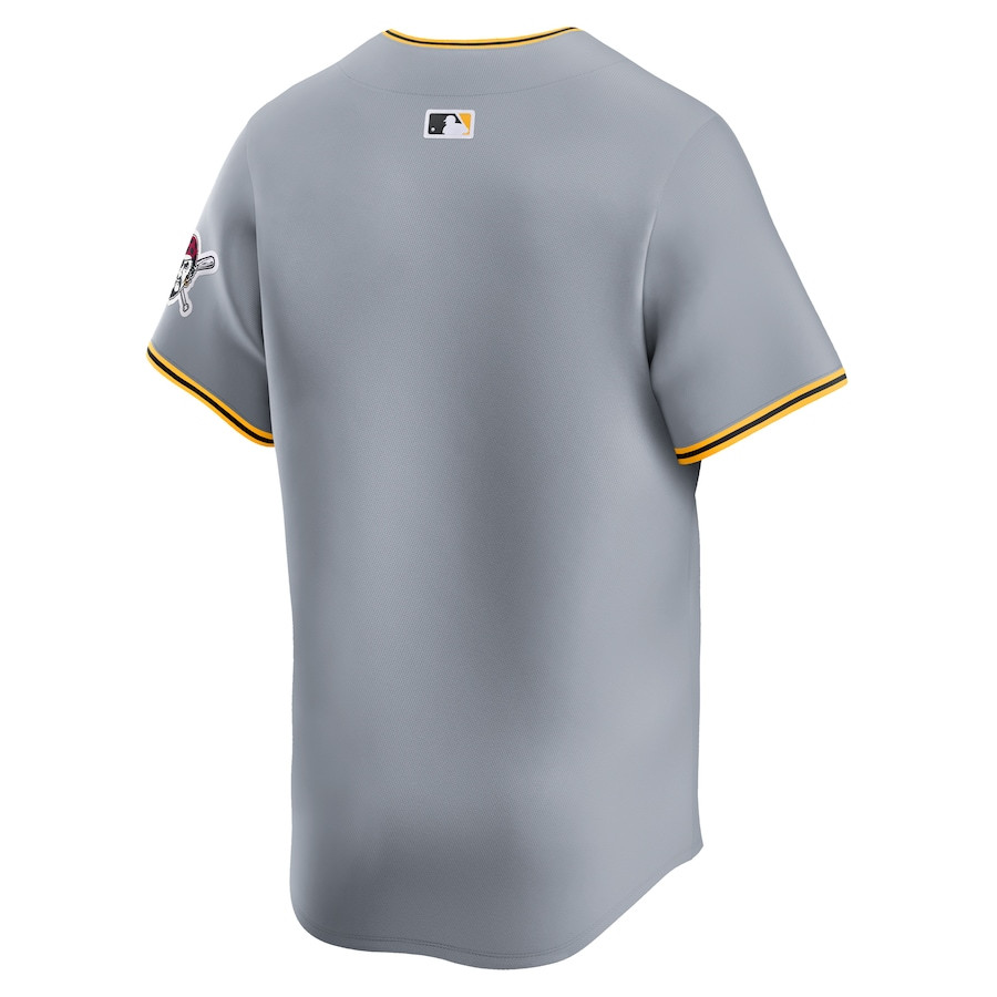 Pittsburgh Pirates Away Limited Gray MLB Jersey Men's