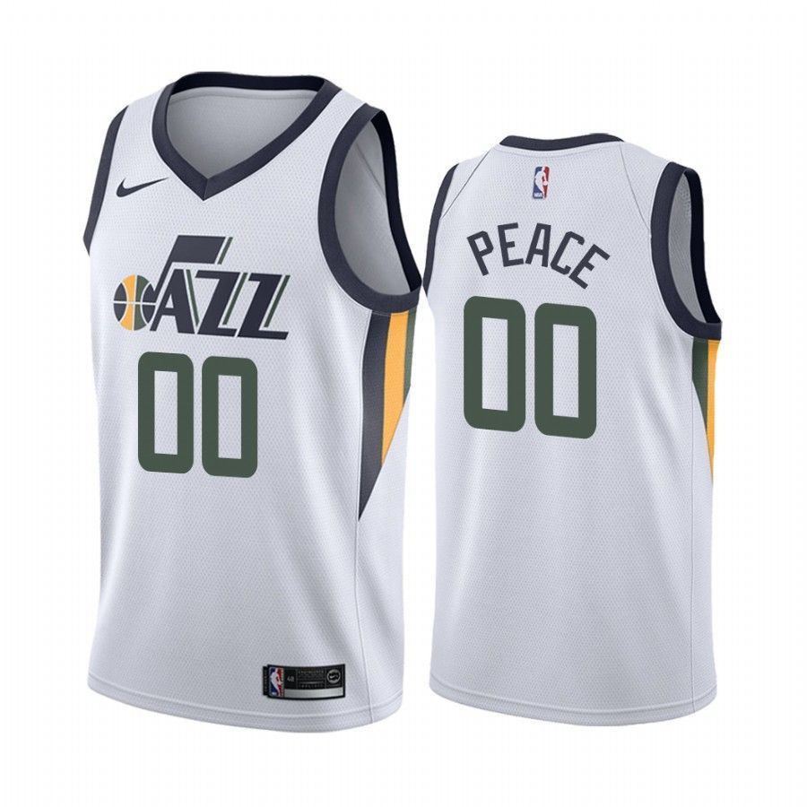 Jordan Clarkson Peace Utah Jazz Association NBA Jersey Men's