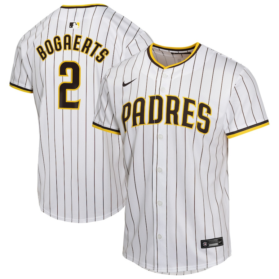 Xander Bogaerts 2 San Diego Padres Home Player Game White MLB Jersey Youth