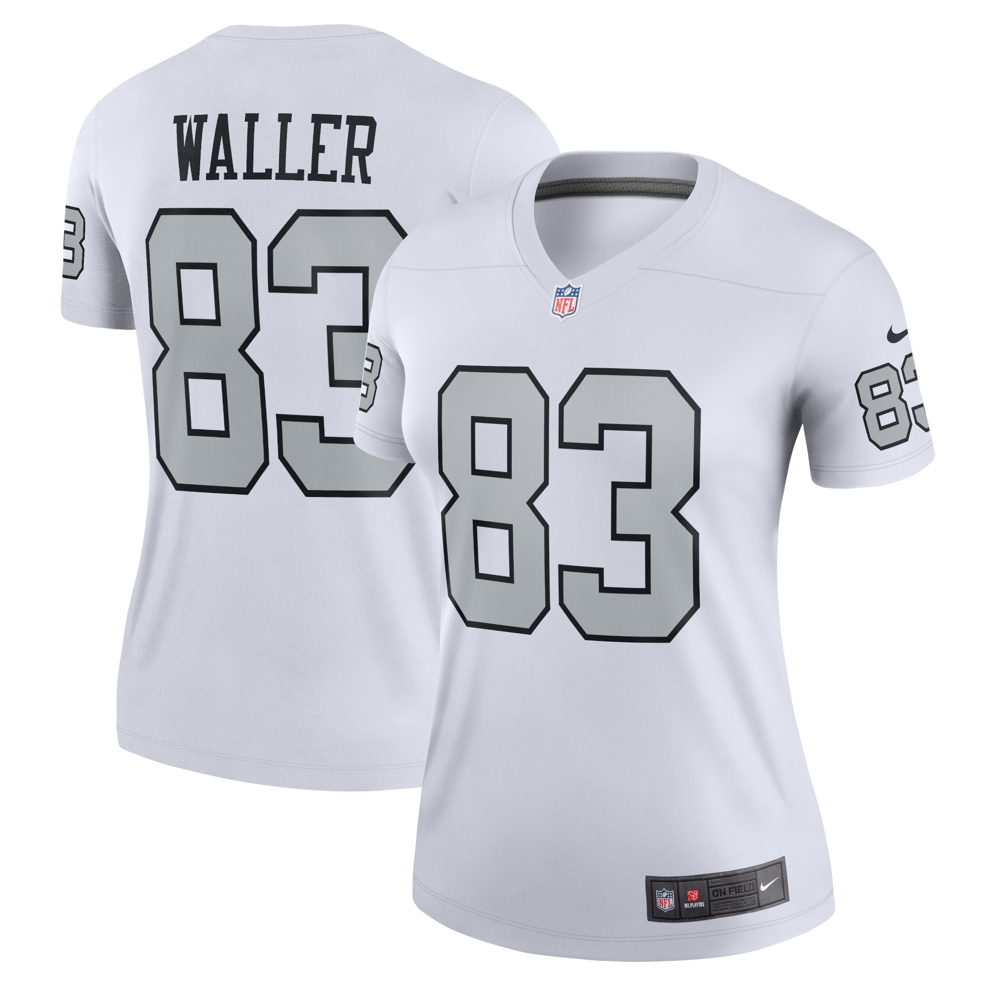 Las Vegas Raiders Darren Waller White Alternate Legend Player Performance Top NFL Jersey Women's