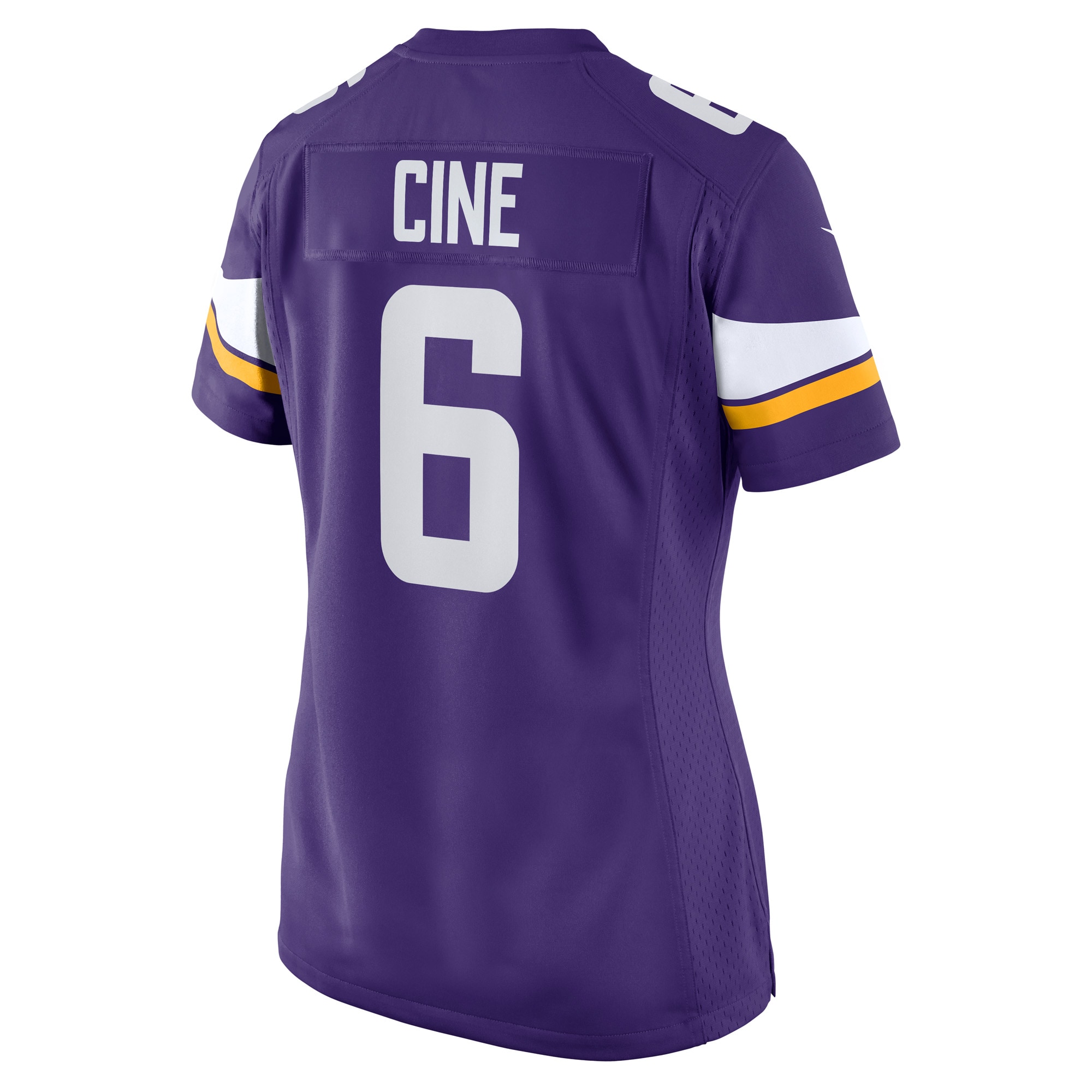 Minnesota Vikings Lewis Cine Purple Game Player NFL Jersey Women's
