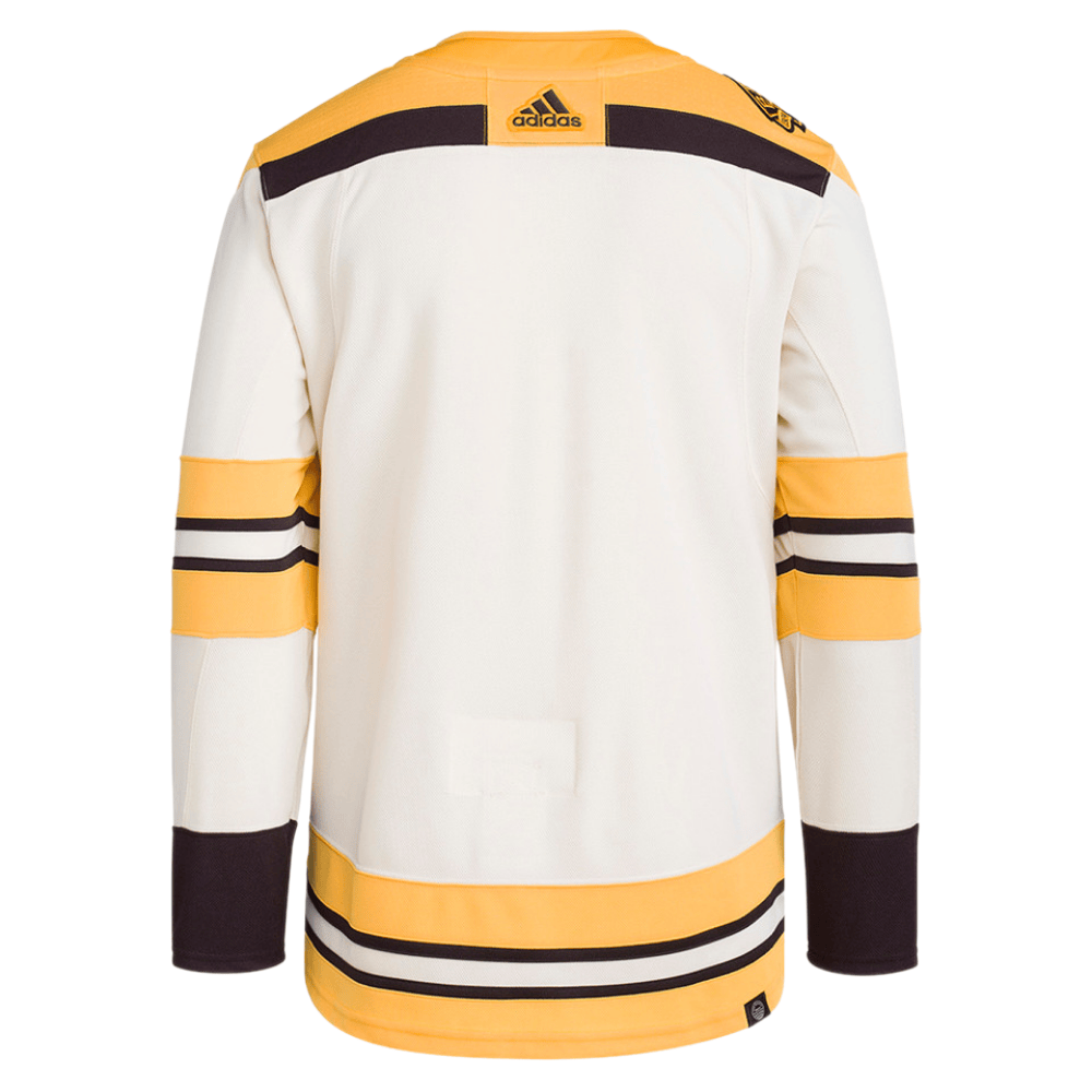 Boston Bruins 100th Anniversary Primegreen Third Cream NHL Jersey Men's