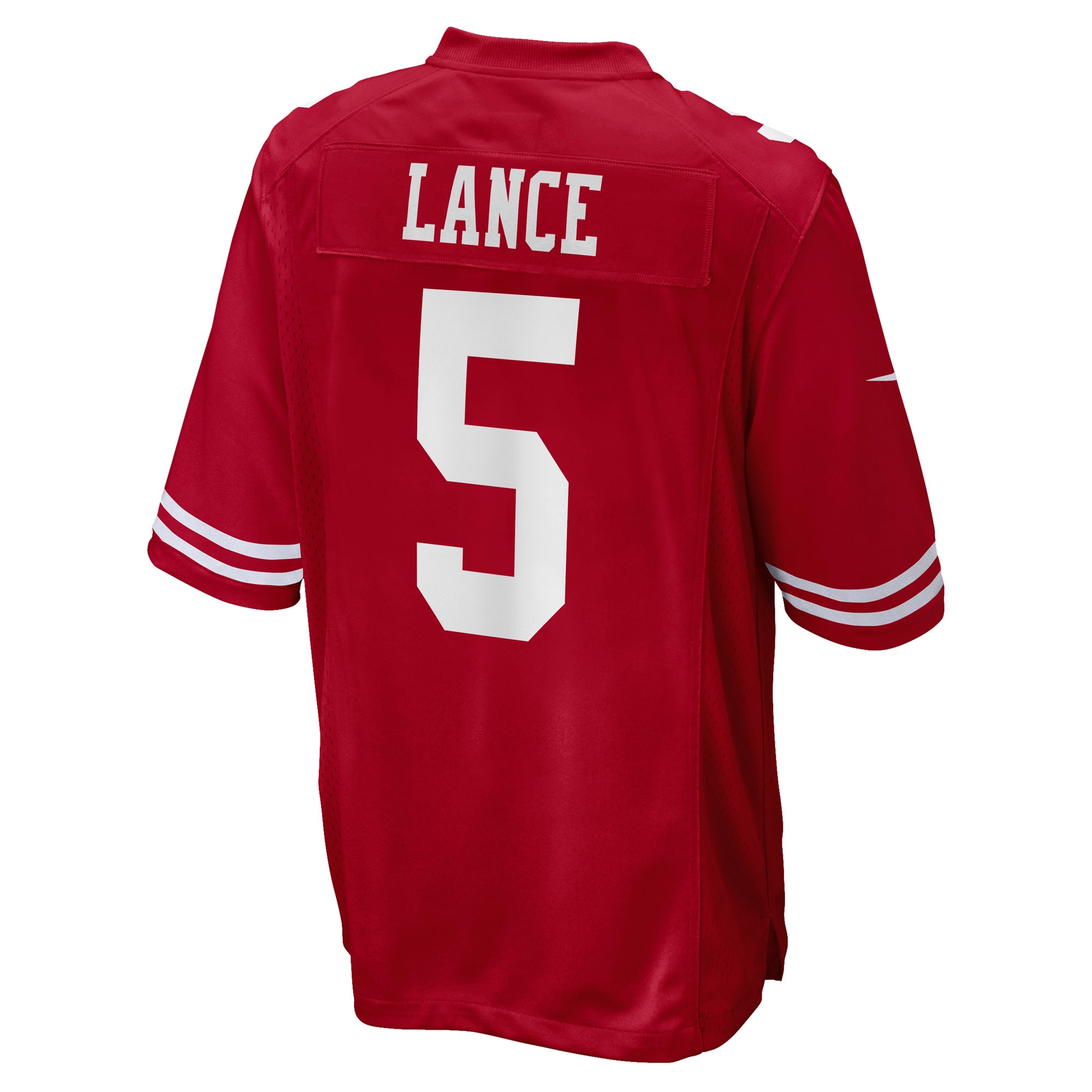 San Francisco 49ers Trey Lance Scarlet Game NFL Jersey Men's