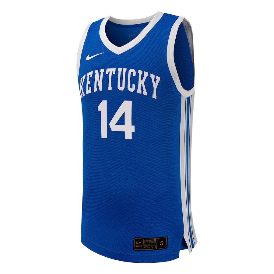 Brennan Canada 14 Kentucky Wildcats Royal NCAA Jersey Men's