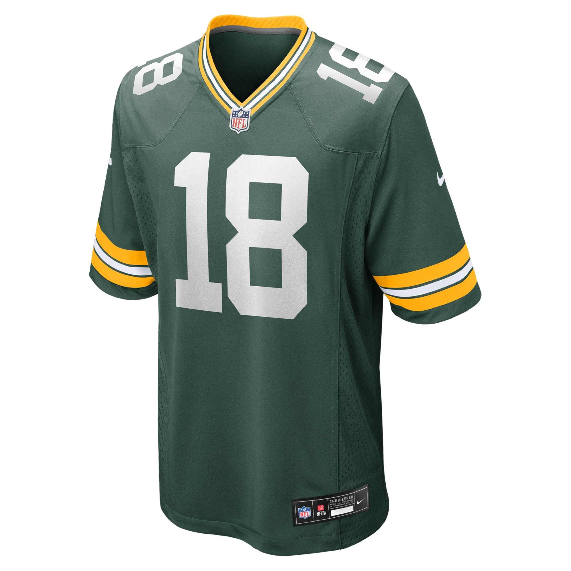 Green Bay Packers Malik Heath Green Game NFL Jersey Men's
