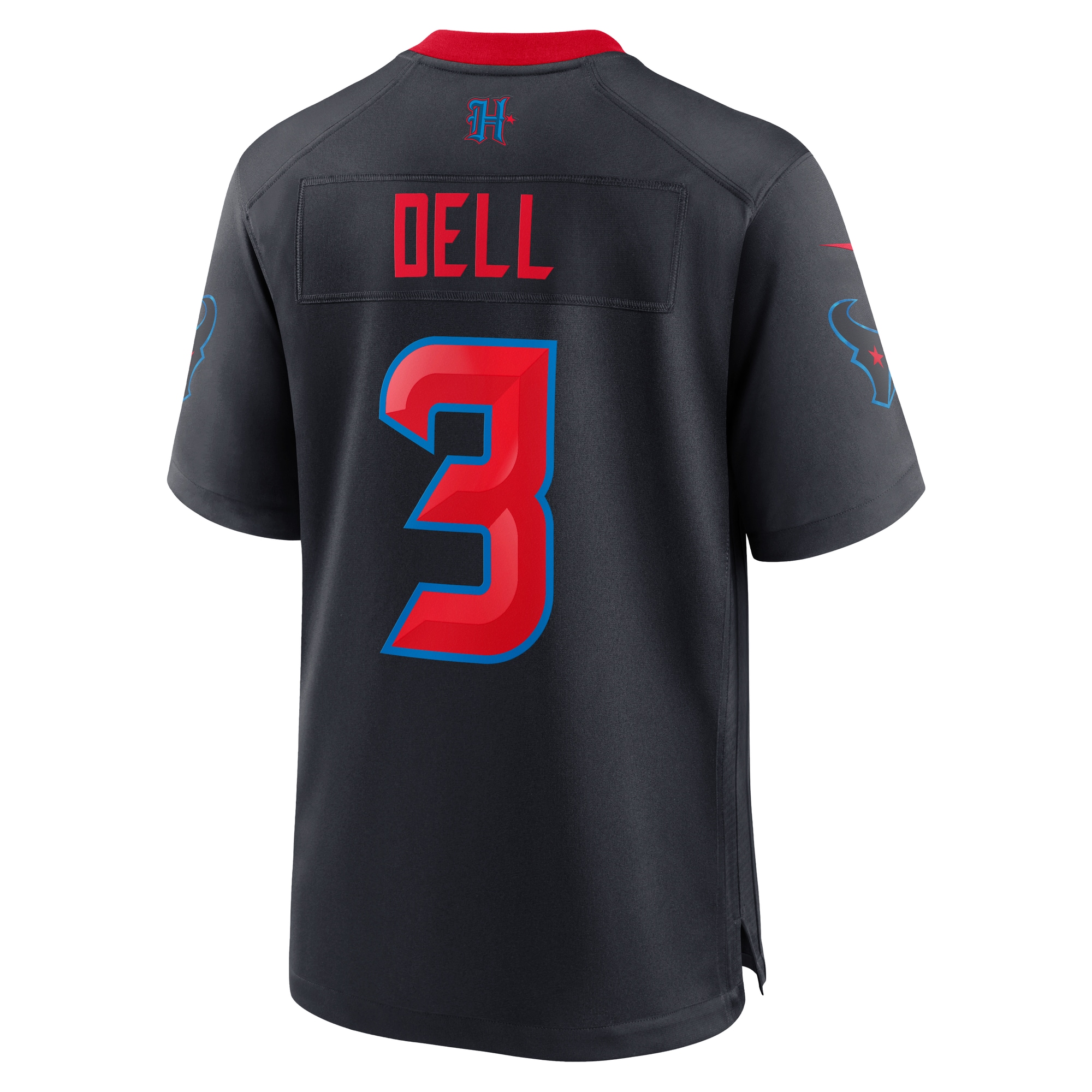 Houston Texans Tank Dell Navy 2nd Alternate Game NFL Jersey Men's