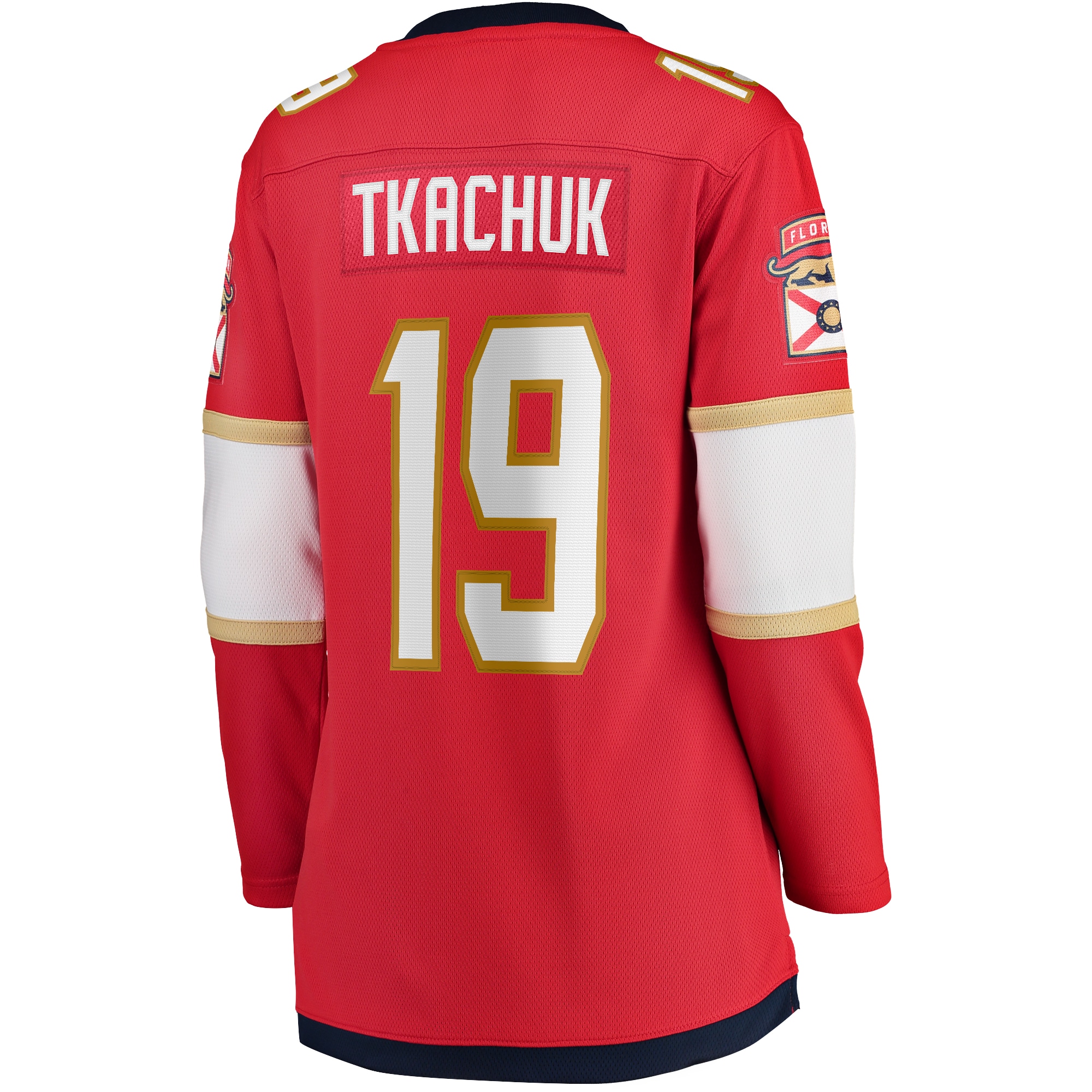 Florida Panthers Matthew Tkachuk Red Home 2024 Stanley Cup Champions Breakaway Player NHL Jersey Women's