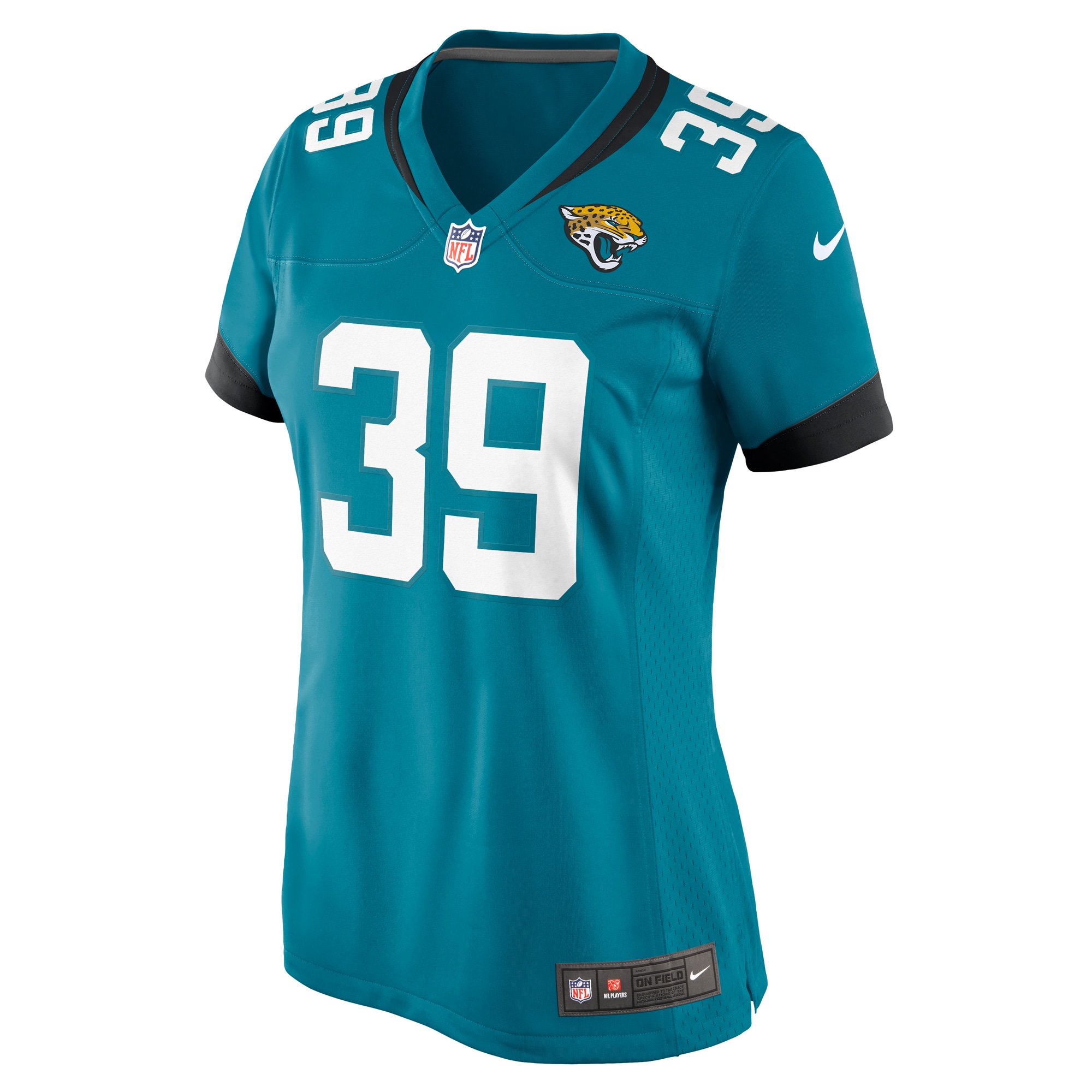Jacksonville Jaguars Cam Little Teal Game NFL Jersey Women's