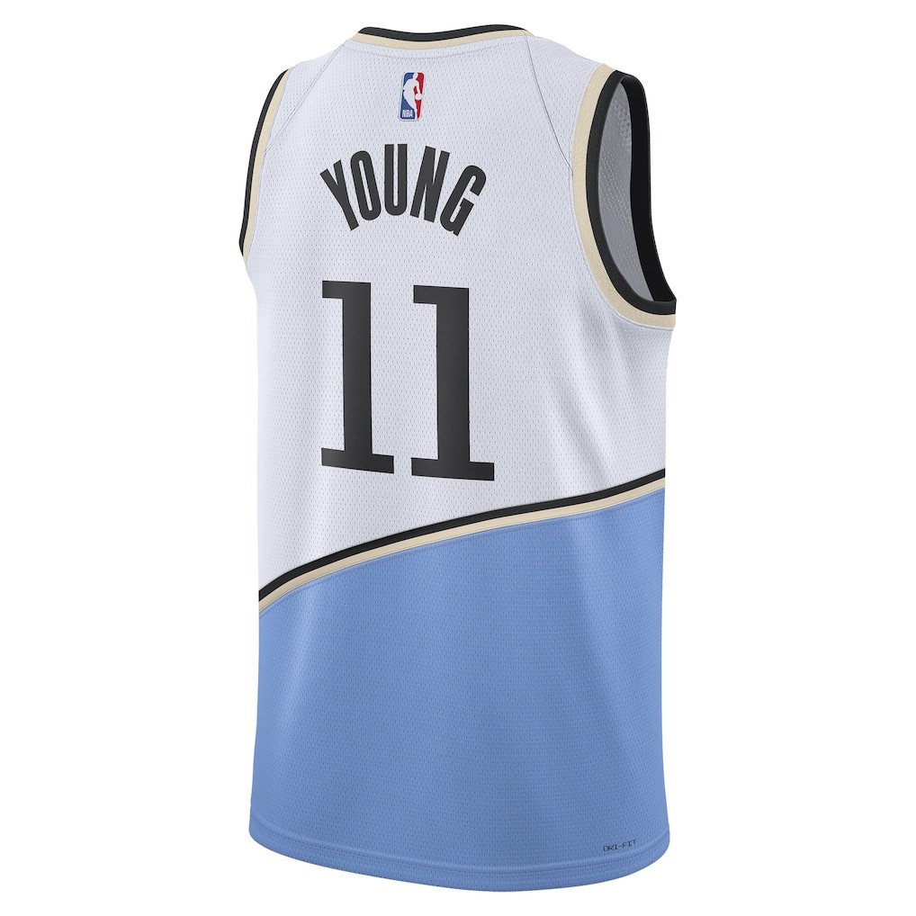 Trae Young 11 Atlanta Hawks Unisex 2024/25 Swingman Player City Editio White NBA Jersey Unisex