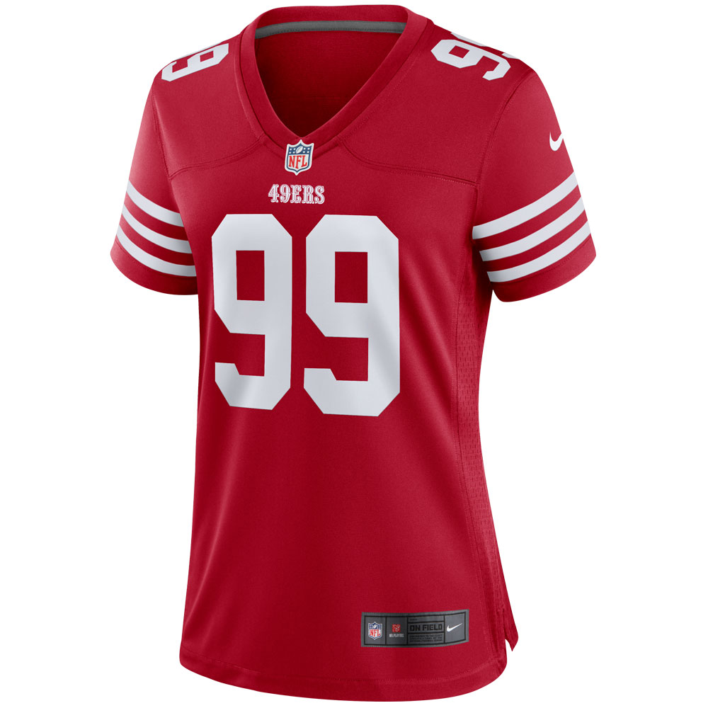 San Francisco 49ers Javon Kinlaw Scarlet Player NFL Jersey Women's