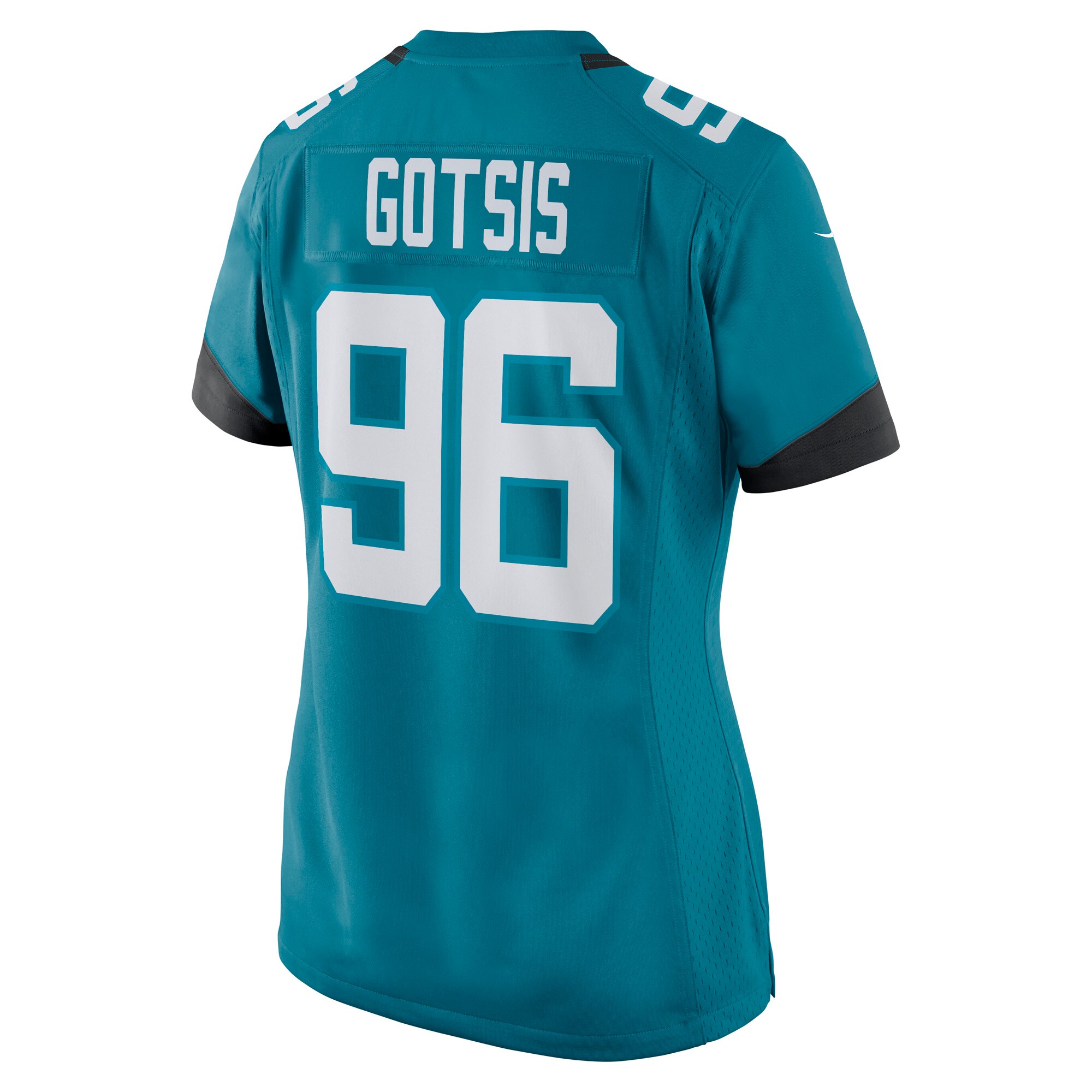 Jacksonville Jaguars Adam Gotsis Teal Game NFL Jersey Women's