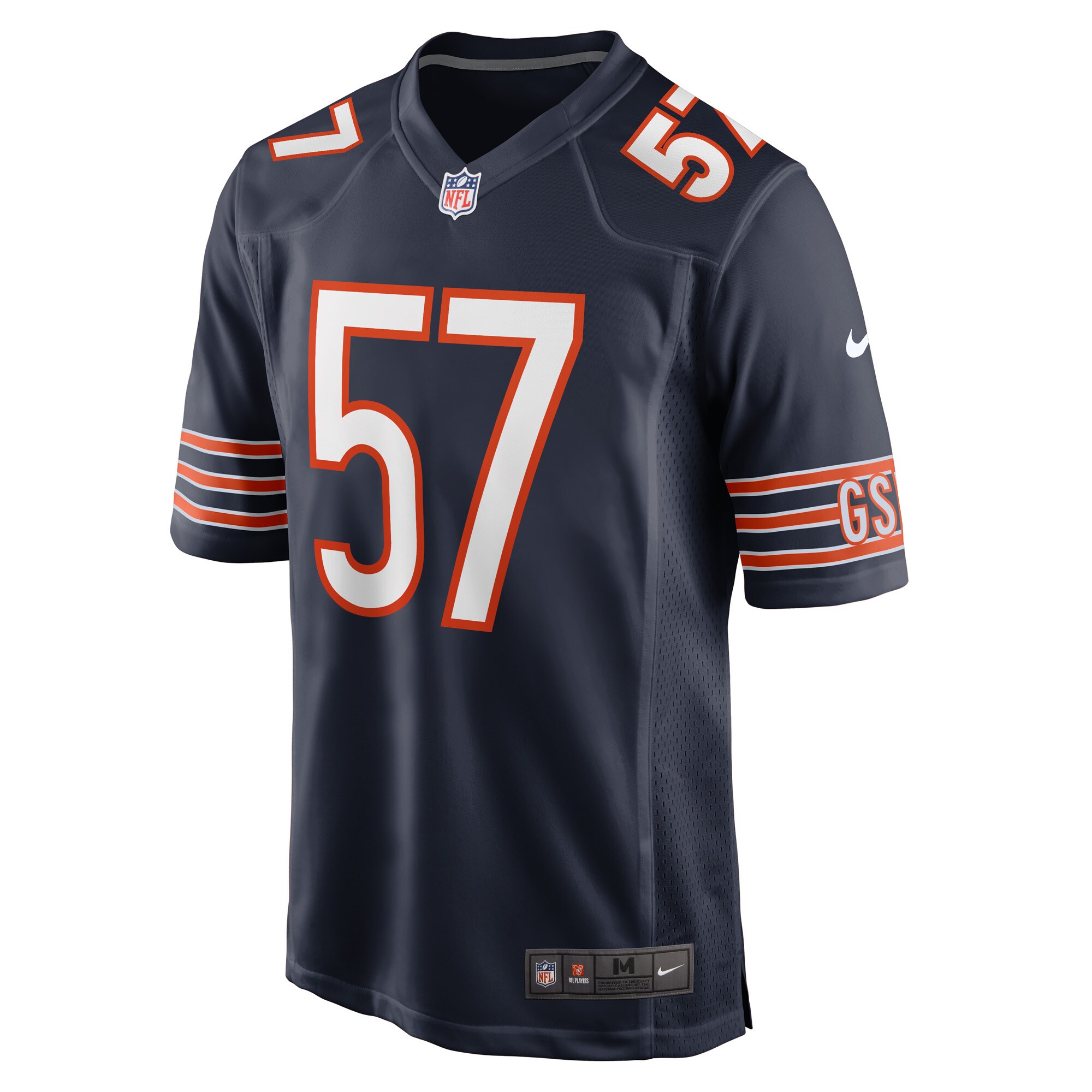 Chicago Bears Jack Sanborn Navy Game Player NFL Jersey Men's