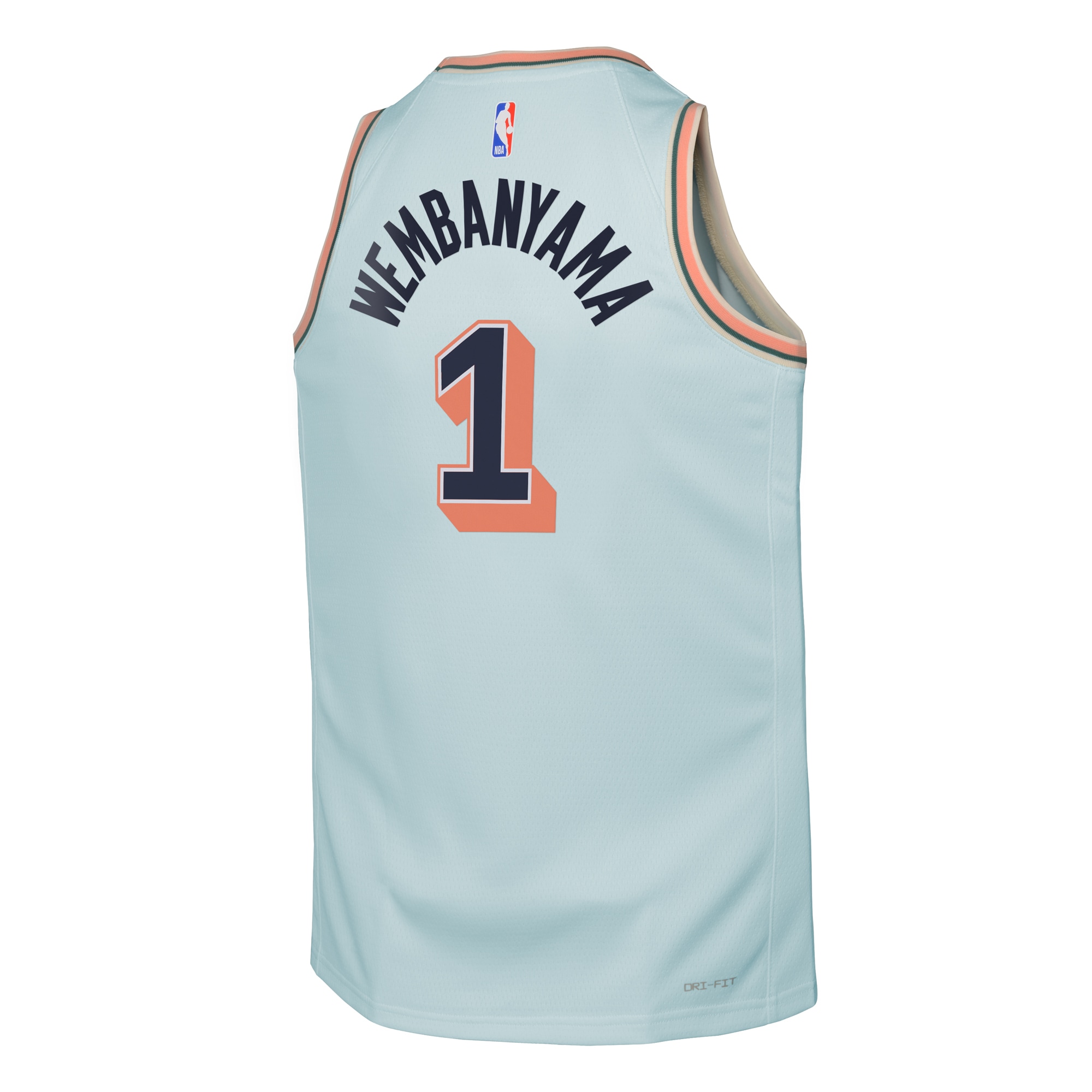 San Antonio Spurs City Edition Swingman 2024 Blue Victor Wembanyam NBA Jersey Youth