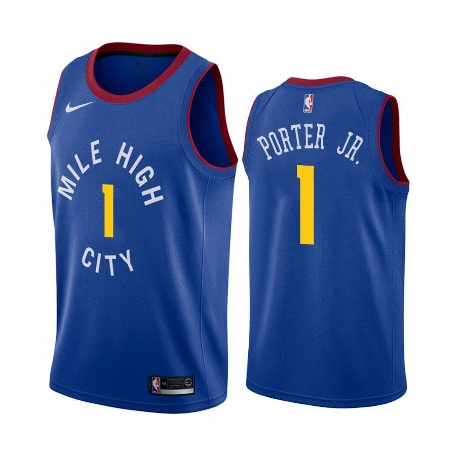 Denver Nuggets Michael Porter Jr. 1 Statet NBA Jersey Men's