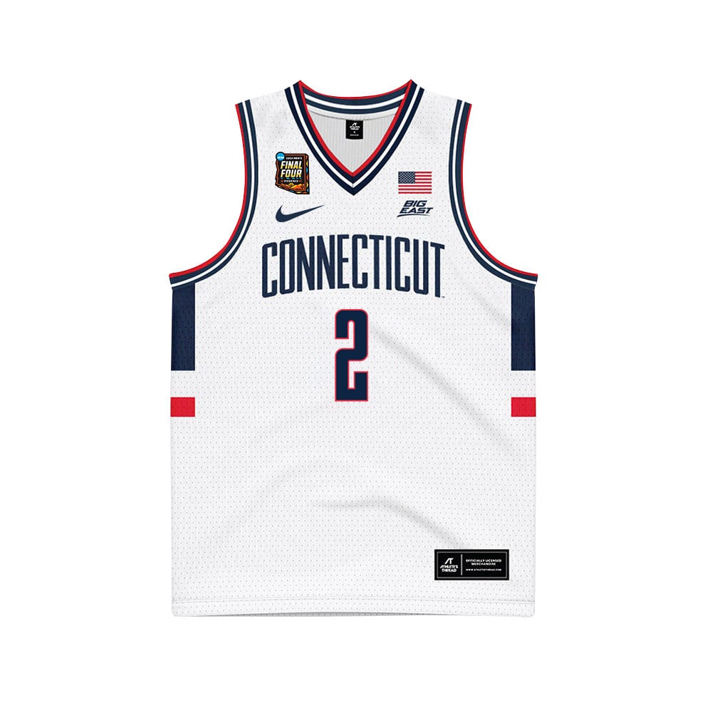 Tristen Newton 2 UConn Huskies 2024 Final Four Patch Unisex NCAA Jersey Unisex