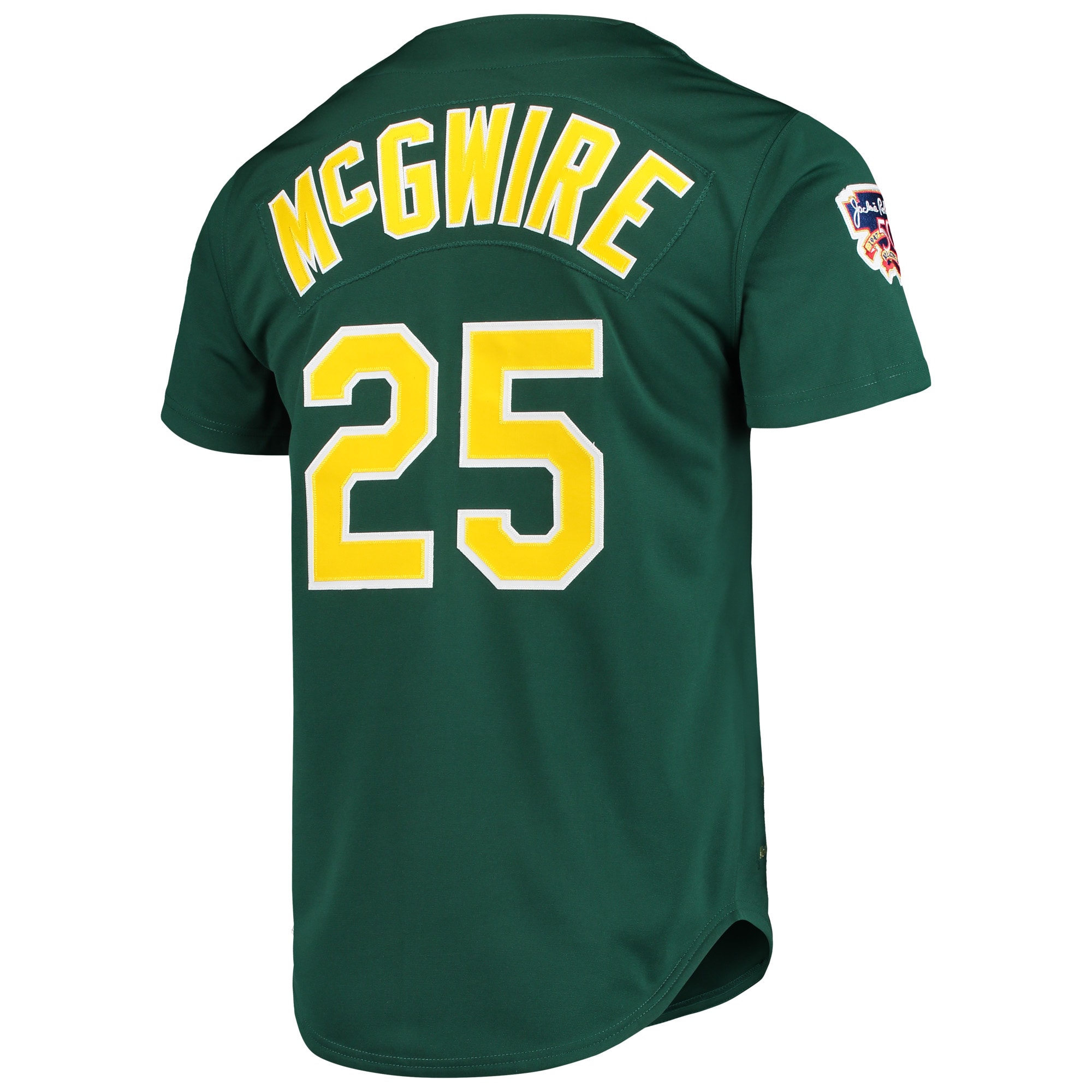 Oakland Athletics Mark McGwire Mitchell Ness Green 1997 Cooperstown Collection MLB Jersey Men's