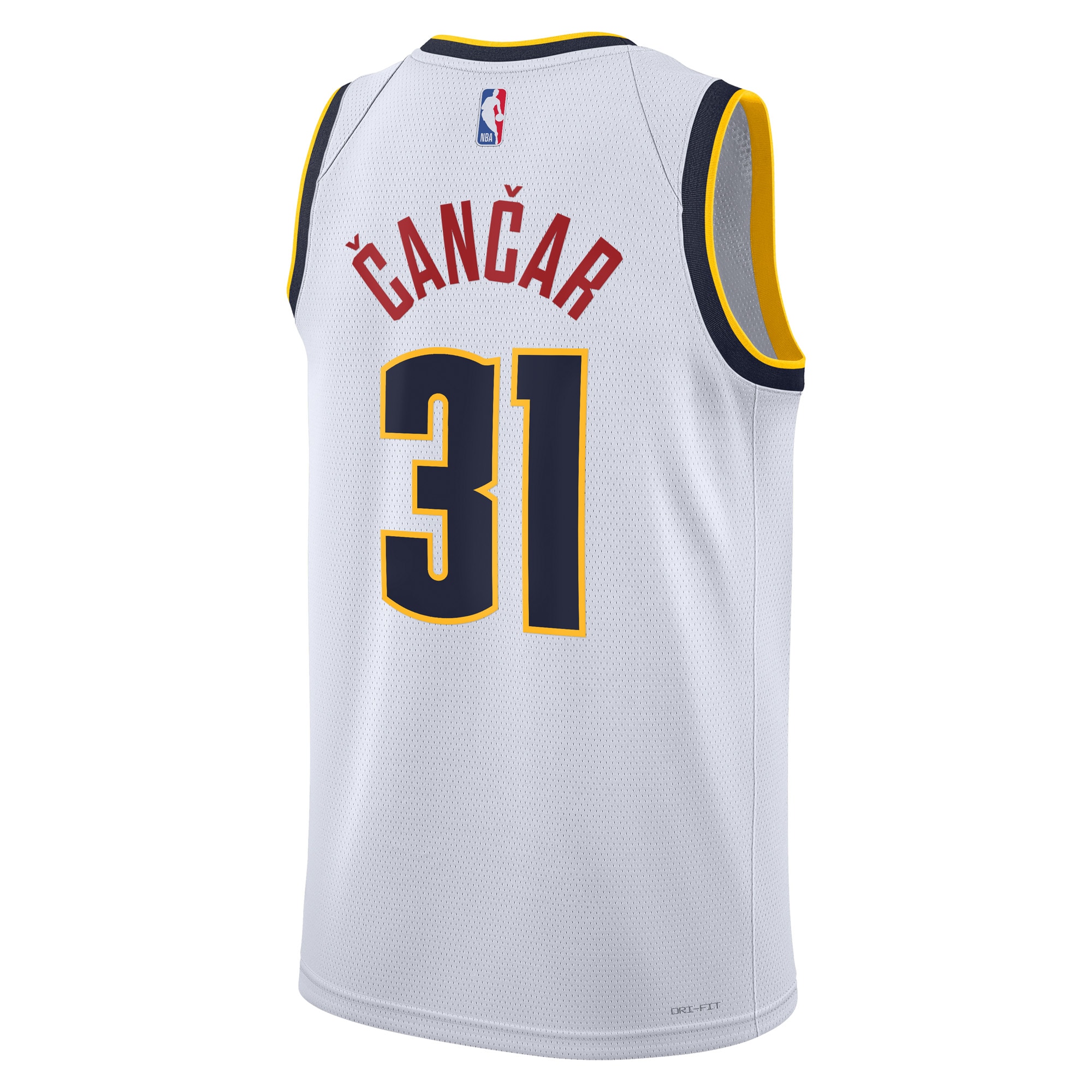 Denver Nuggets Association Edition Swingman White Vlatko ?an?a Unisex NBA Jersey Unisex