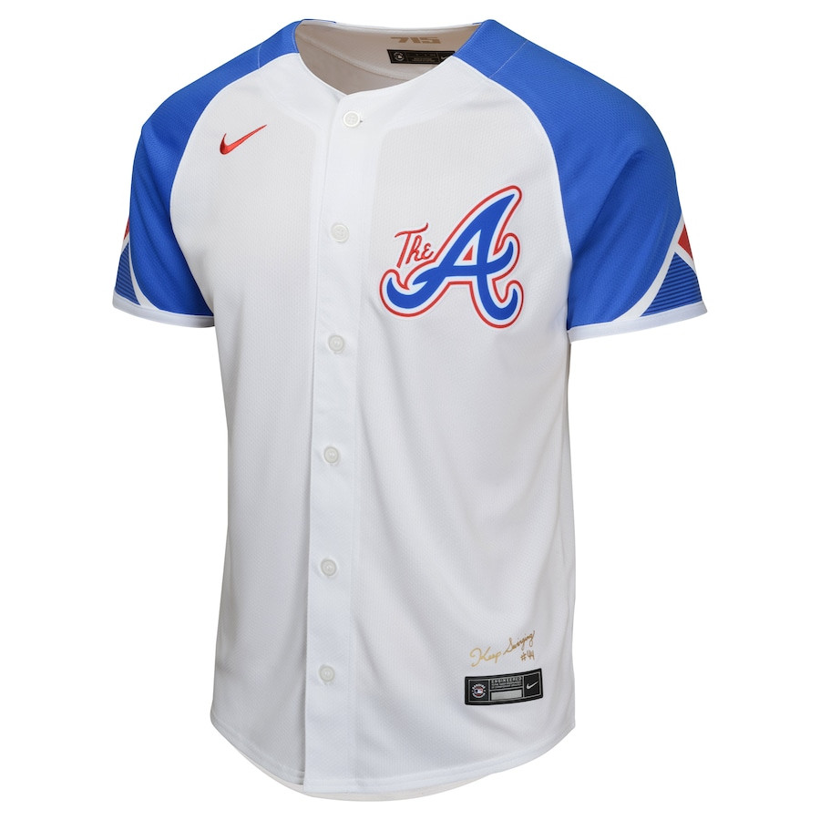 Atlanta Braves City Connect Limited White MLB Jersey Youth
