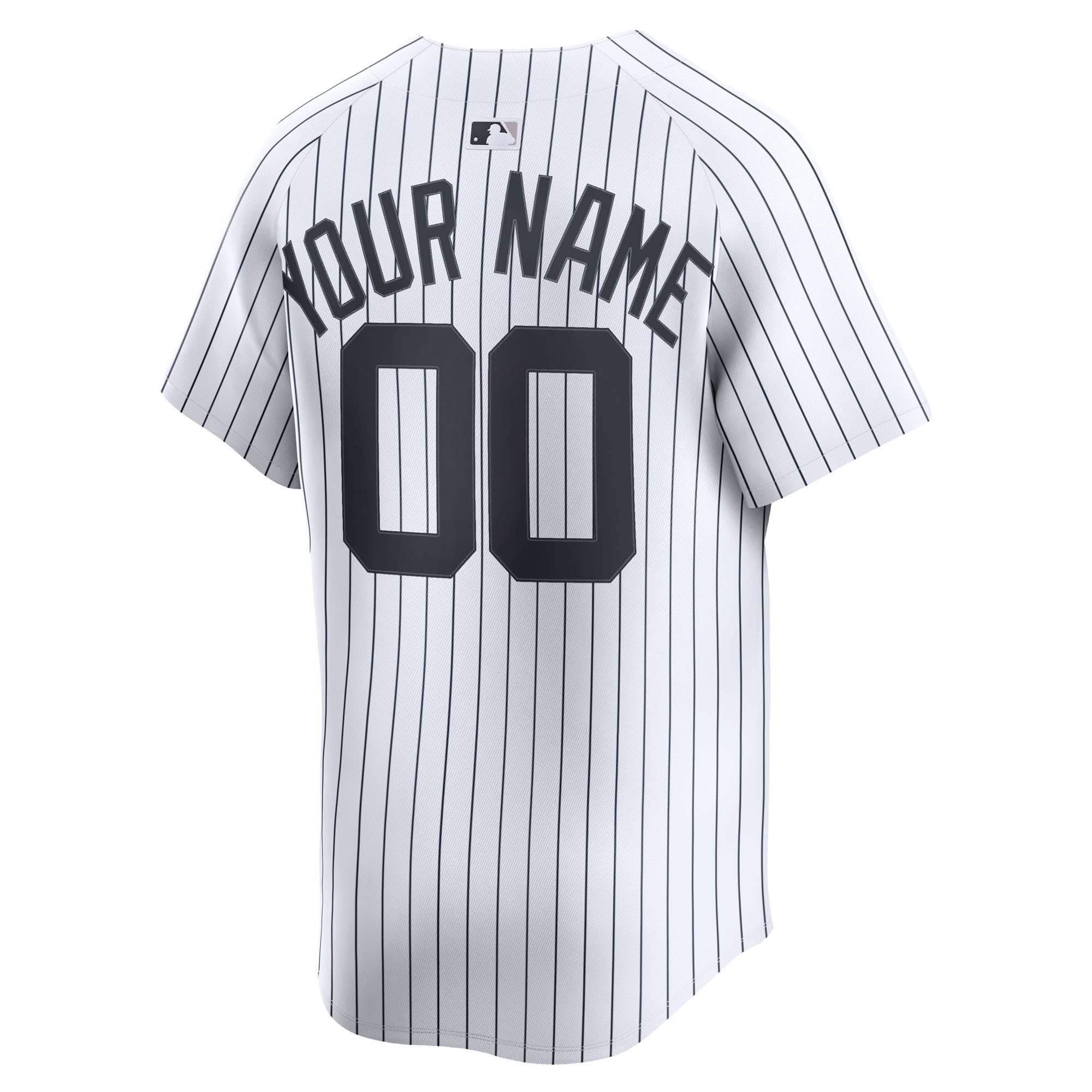 New York Yankees White Home Limited Custom MLB Jersey Men's