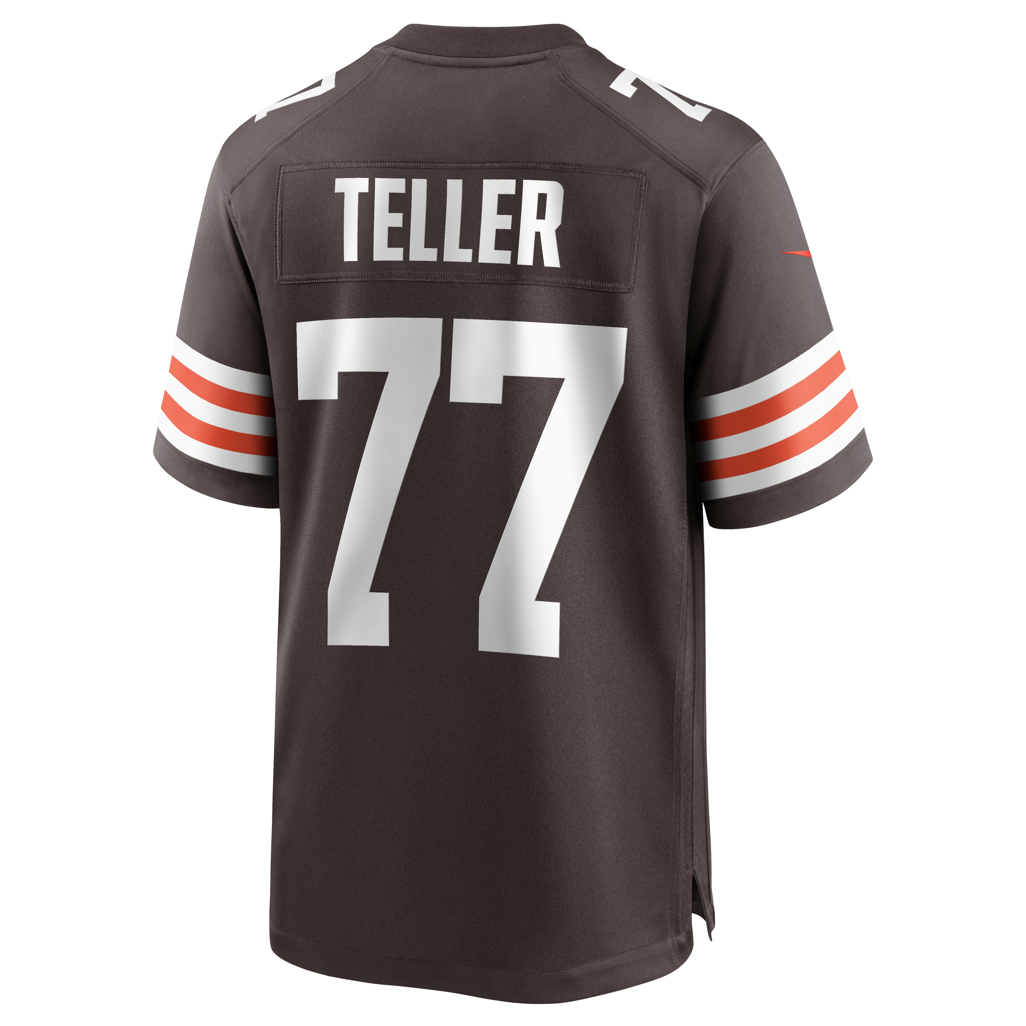 Cleveland Browns Wyatt Teller Brown Game NFL Jersey Men's