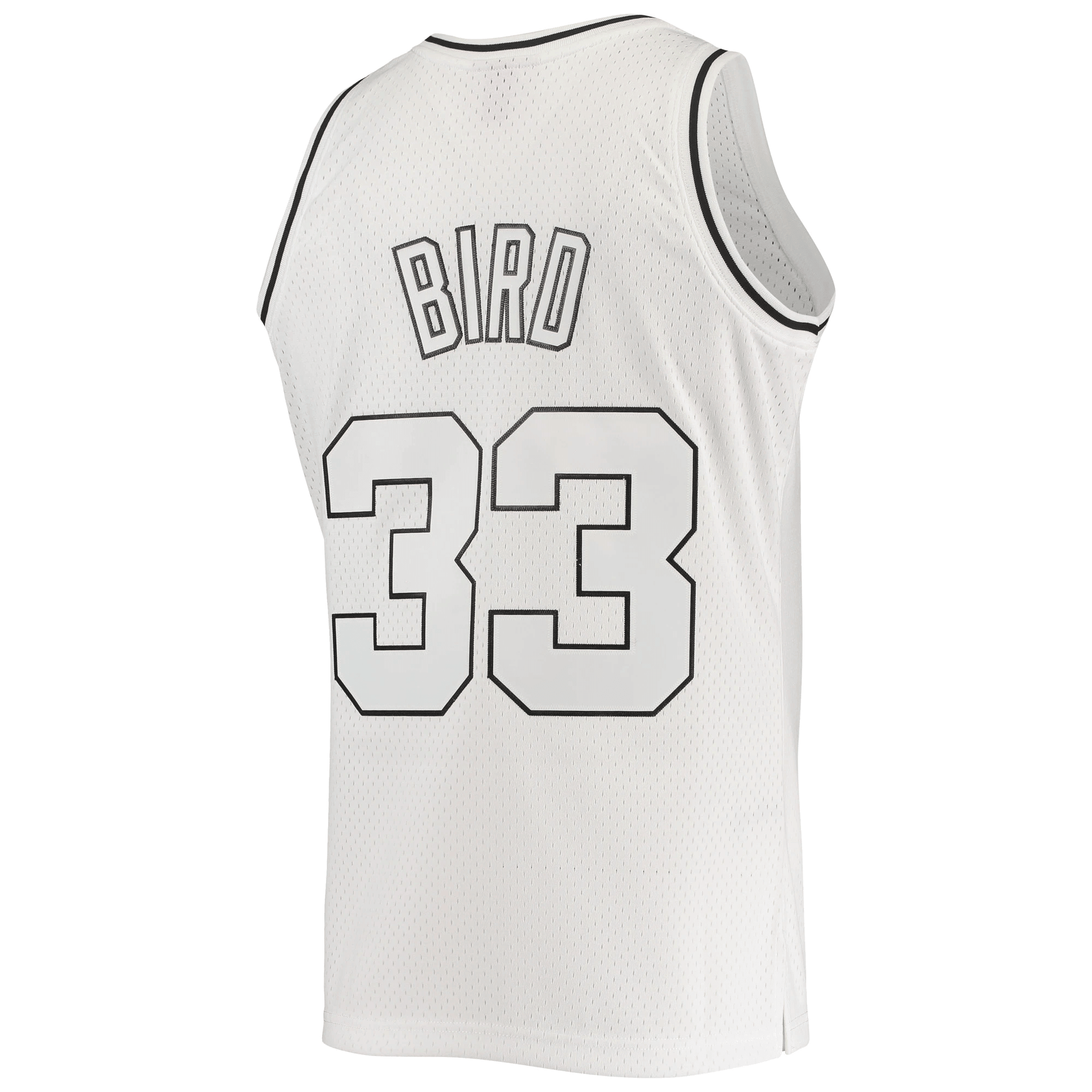 Larry Bird Boston Celtics Mitchell Nes White Out Swingman NBA Jersey Men's