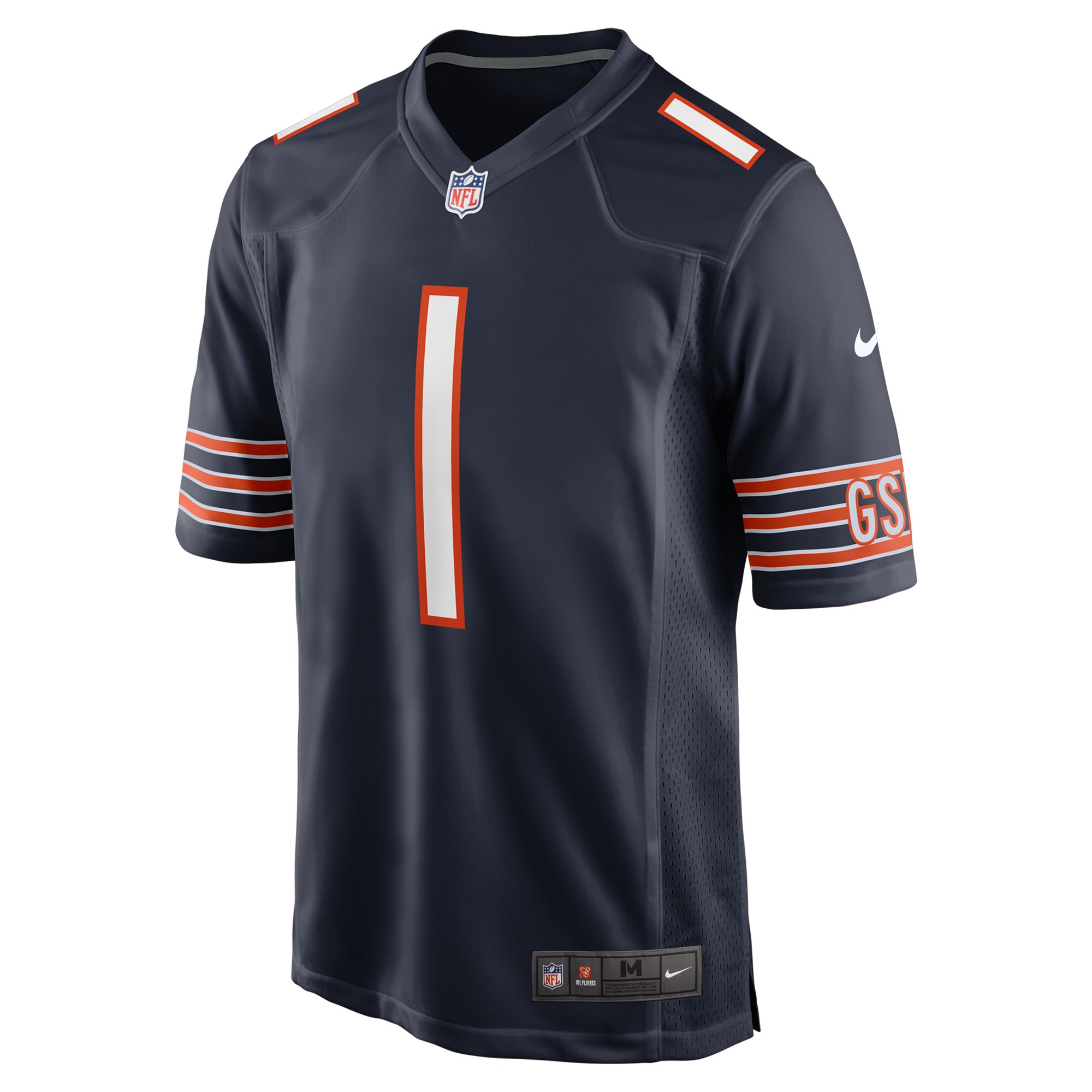 Chicago Bears Jaylon Johnson Navy Game NFL Jersey Men's