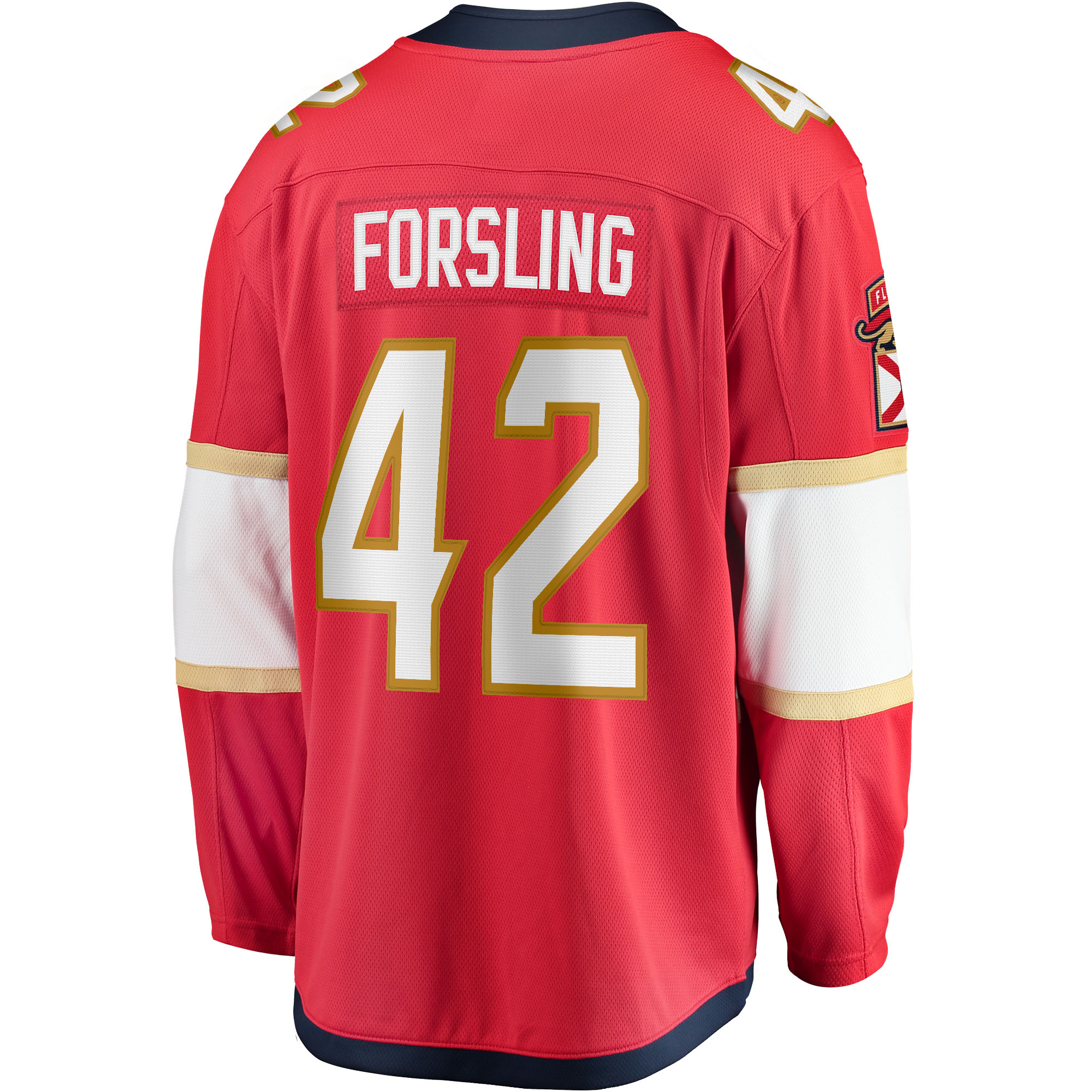 Florida Panthers Gustav Forsling Red Home Breakaway Player NHL Jersey Men's
