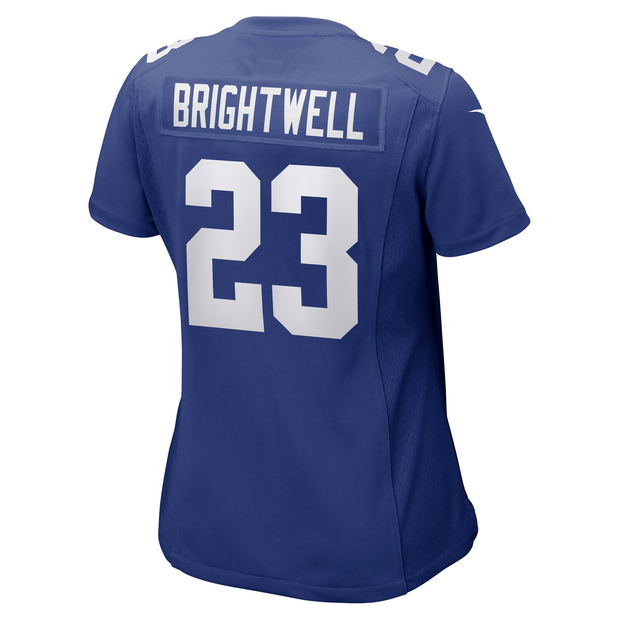 New York Giants Gary Brightwell Royal Team Game Player NFL Jersey Women's