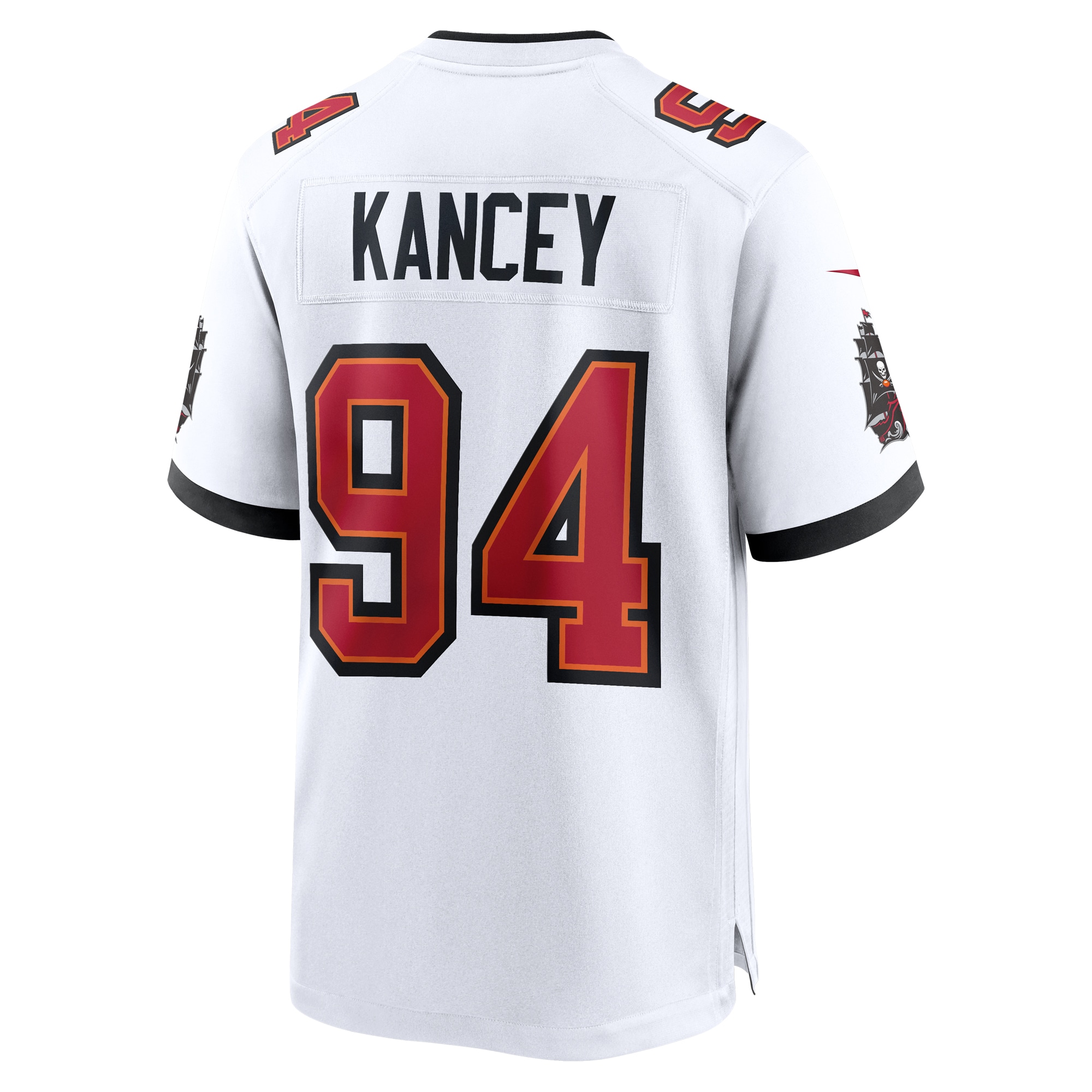 Tampa Bay Buccaneers Calijah Kancey White Game NFL Jersey Men's