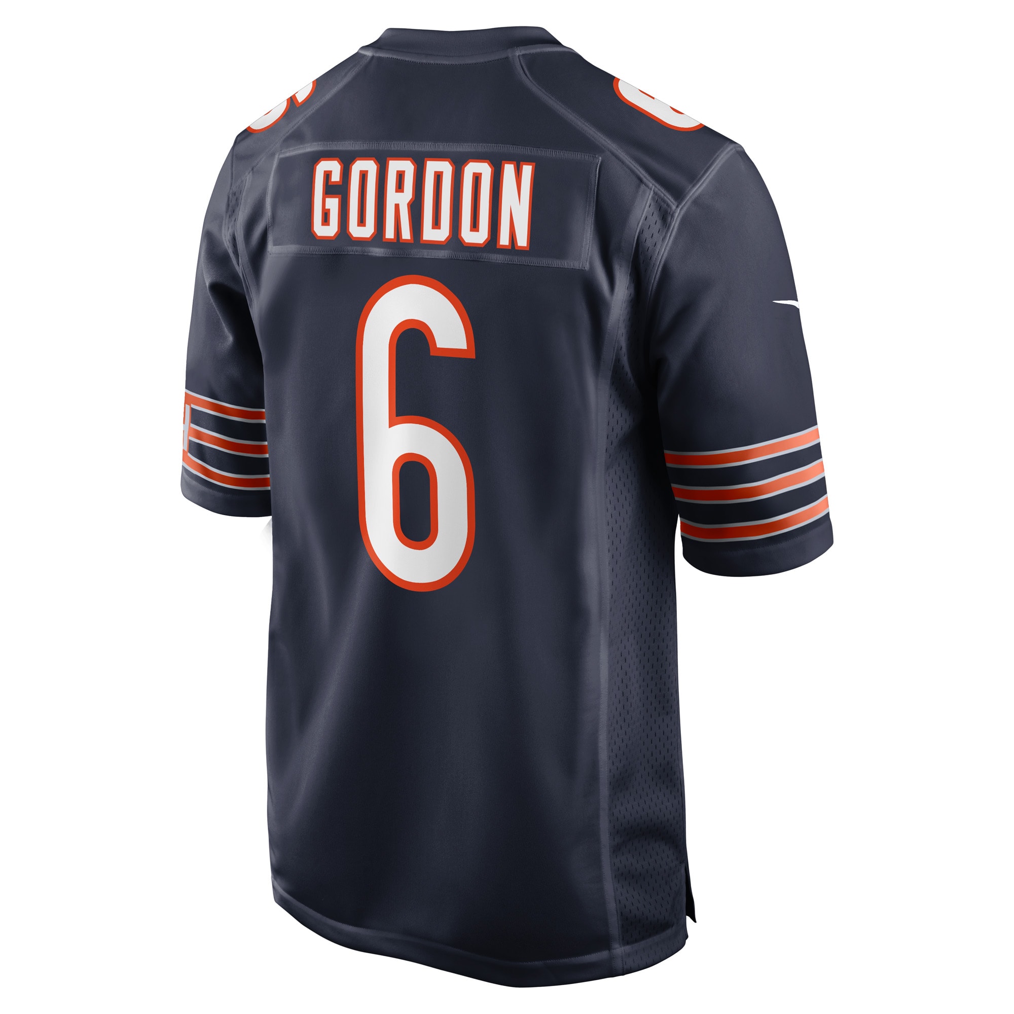 Chicago Bears Kyler Gordon Navy Game Player NFL Jersey Men's