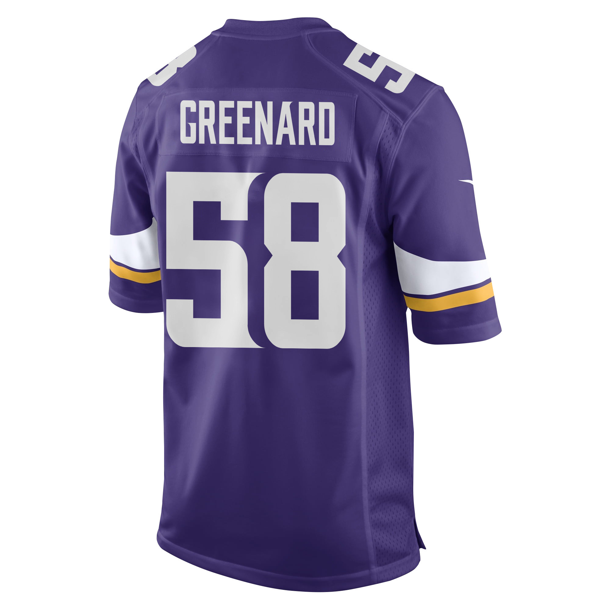 Jonathan Greenard 58 Minnesota Vikings Super Bowl LIX New Orleans Patch Game Purple NFL Jersey Men's