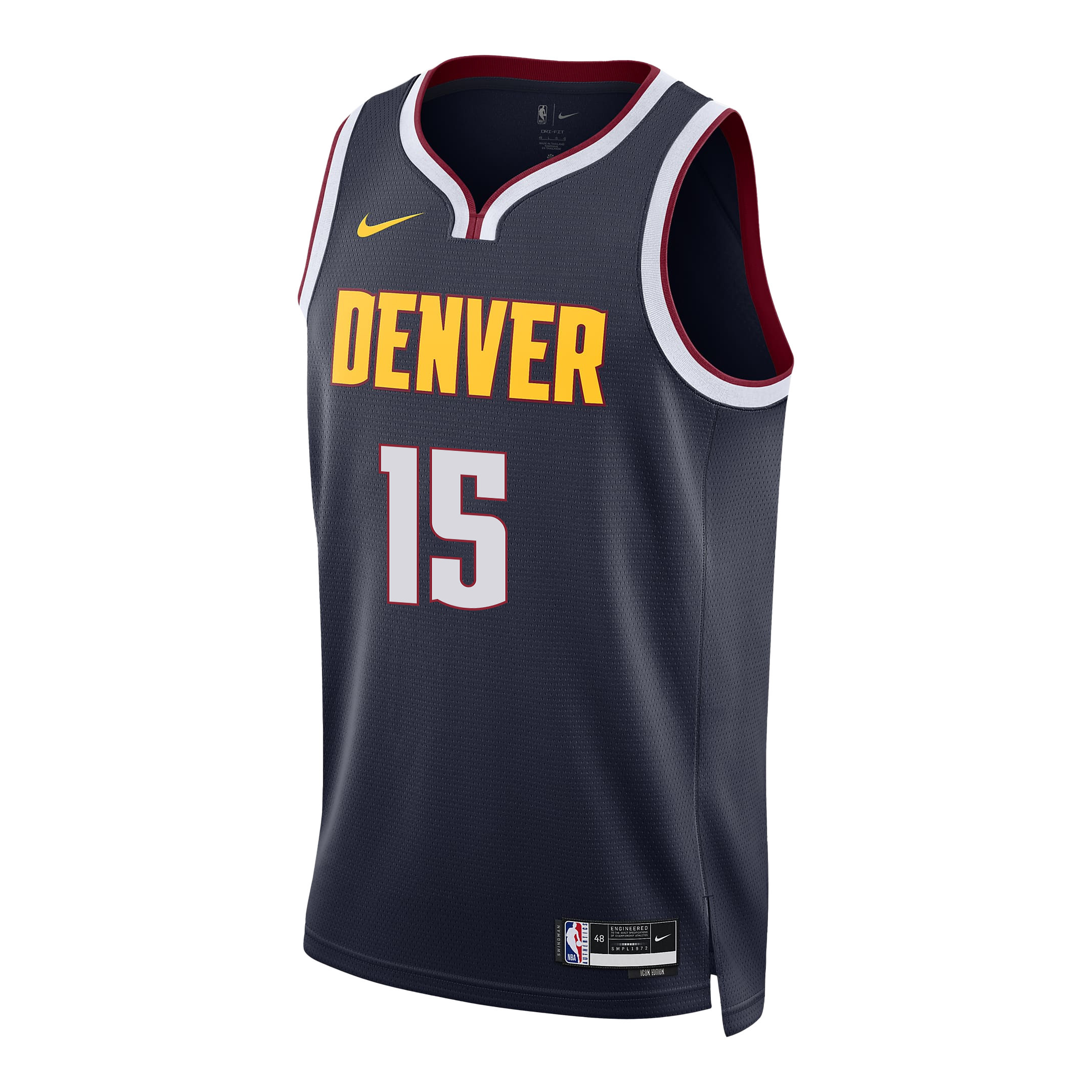 Nikola Jokic 15 Denver Nuggets Unpredictable Superstar 2023 Champions Swingman Black NBA Jersey Men's