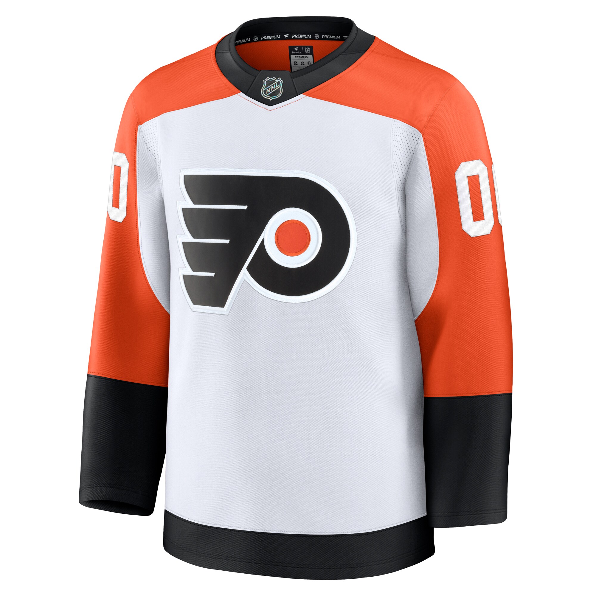 Philadelphia Flyers White Away Premium Custom NHL Jersey Men's